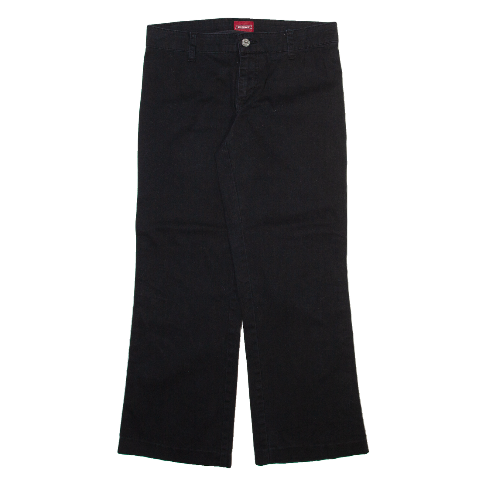 DICKIES Womens Trousers Black Regular Straight W29 L27 Refurbished - N/A refurbished available on Cerqular