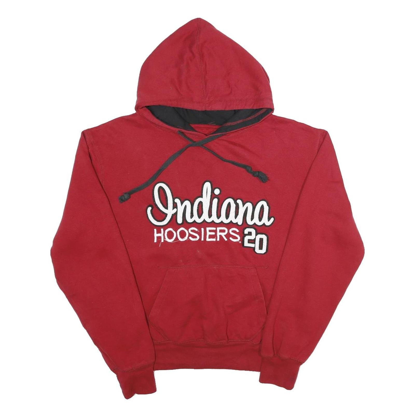 PRESSBOX Mens Red Indiana Hoosiers Pullover Hoodie L Cotton Blend Refurbished - N/A refurbished available on Cerqular