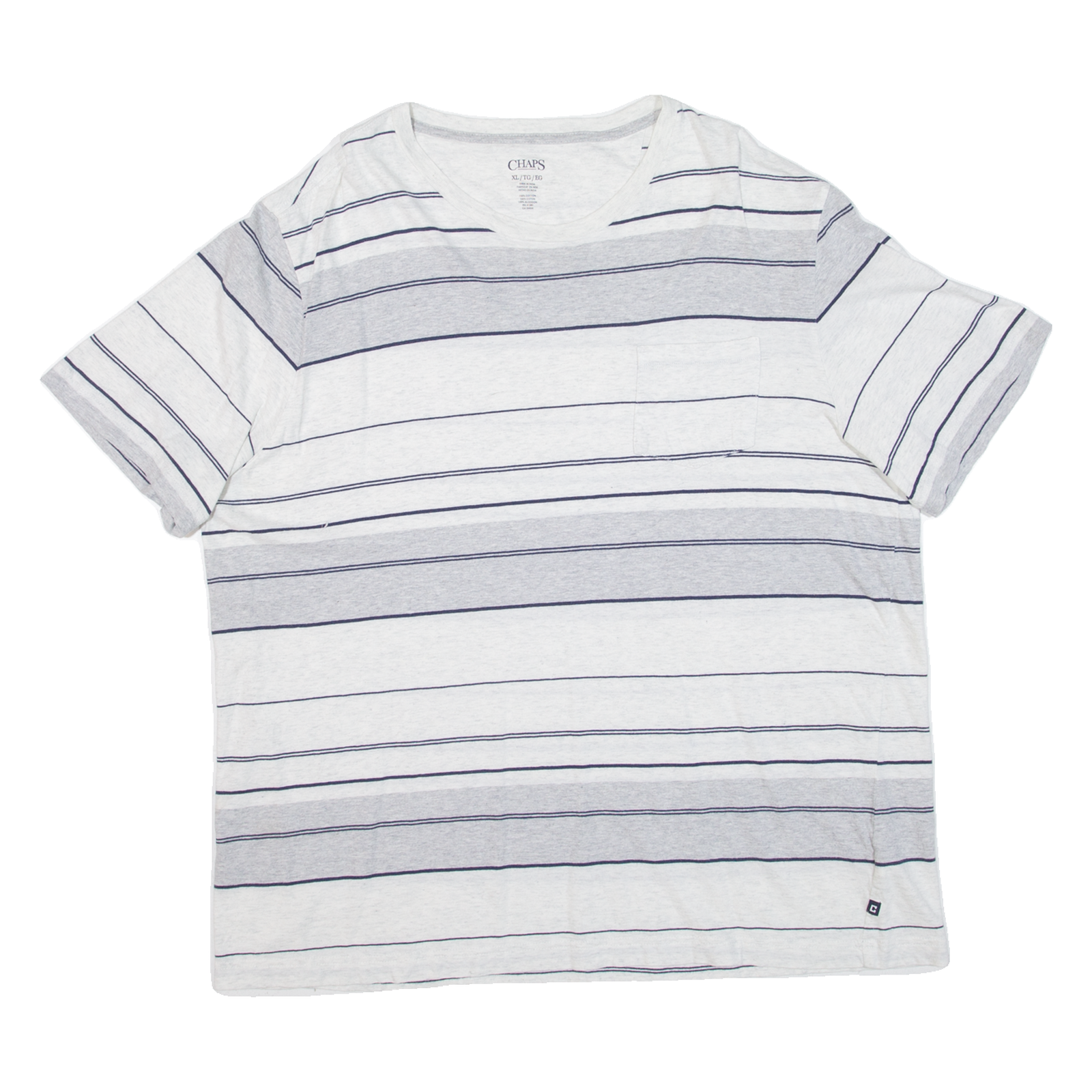 CHAPS Mens T-Shirt Grey XL Refurbished - N/A refurbished available on Cerqular
