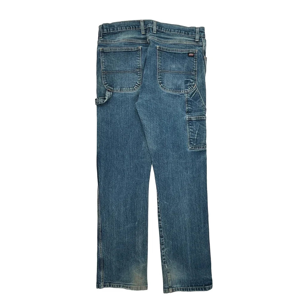 Dickies Carpenter Jeans - 36W 34L Blue Cotton Refurbished - Thrifted (note: this is a term often used to describe second- refurbished available on Cerqular