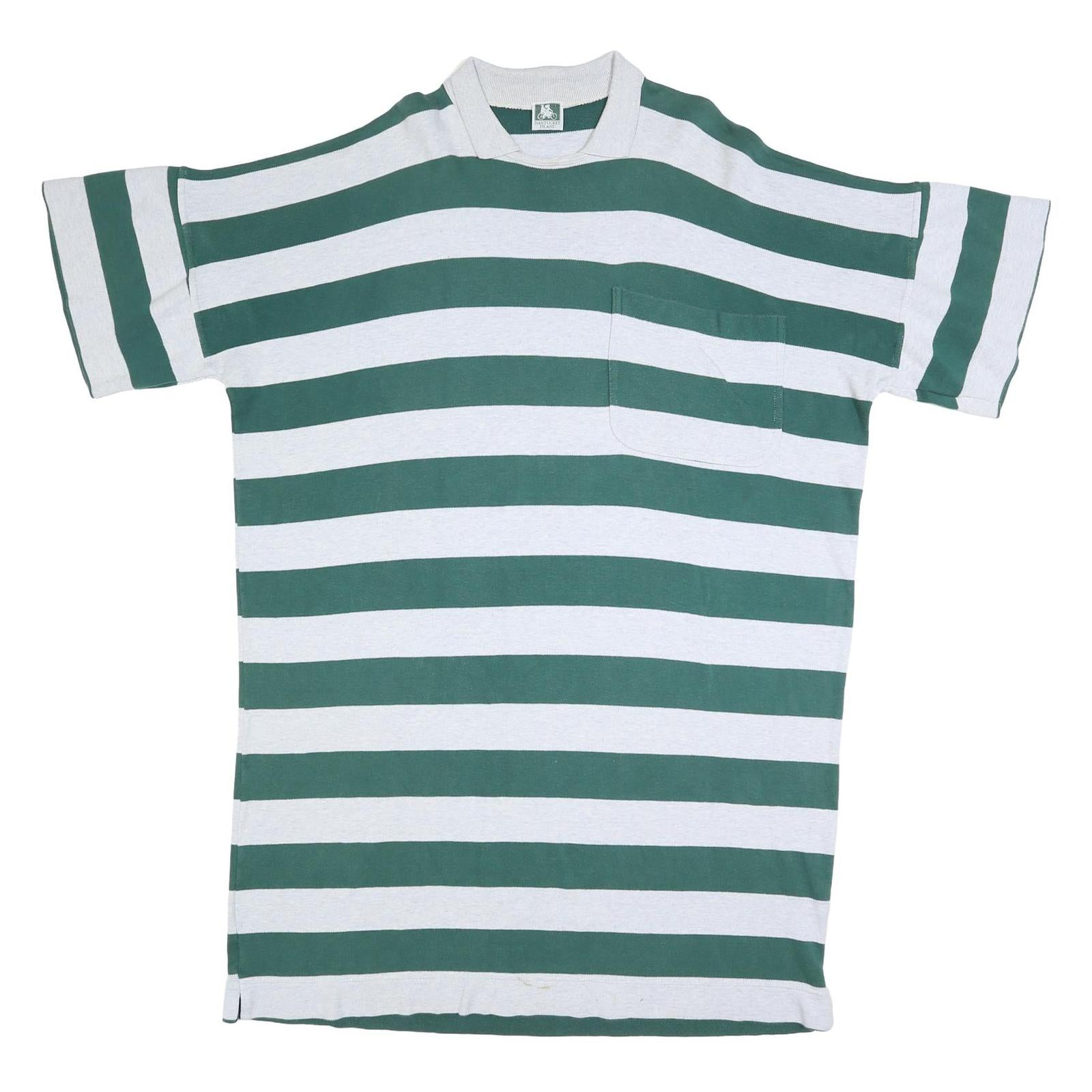 NANTUCKET ISLAND Womens Green & White Striped Day Cotton Blend Dress 3XL Relaxed Refurbished - N/A refurbished available on Cerqular