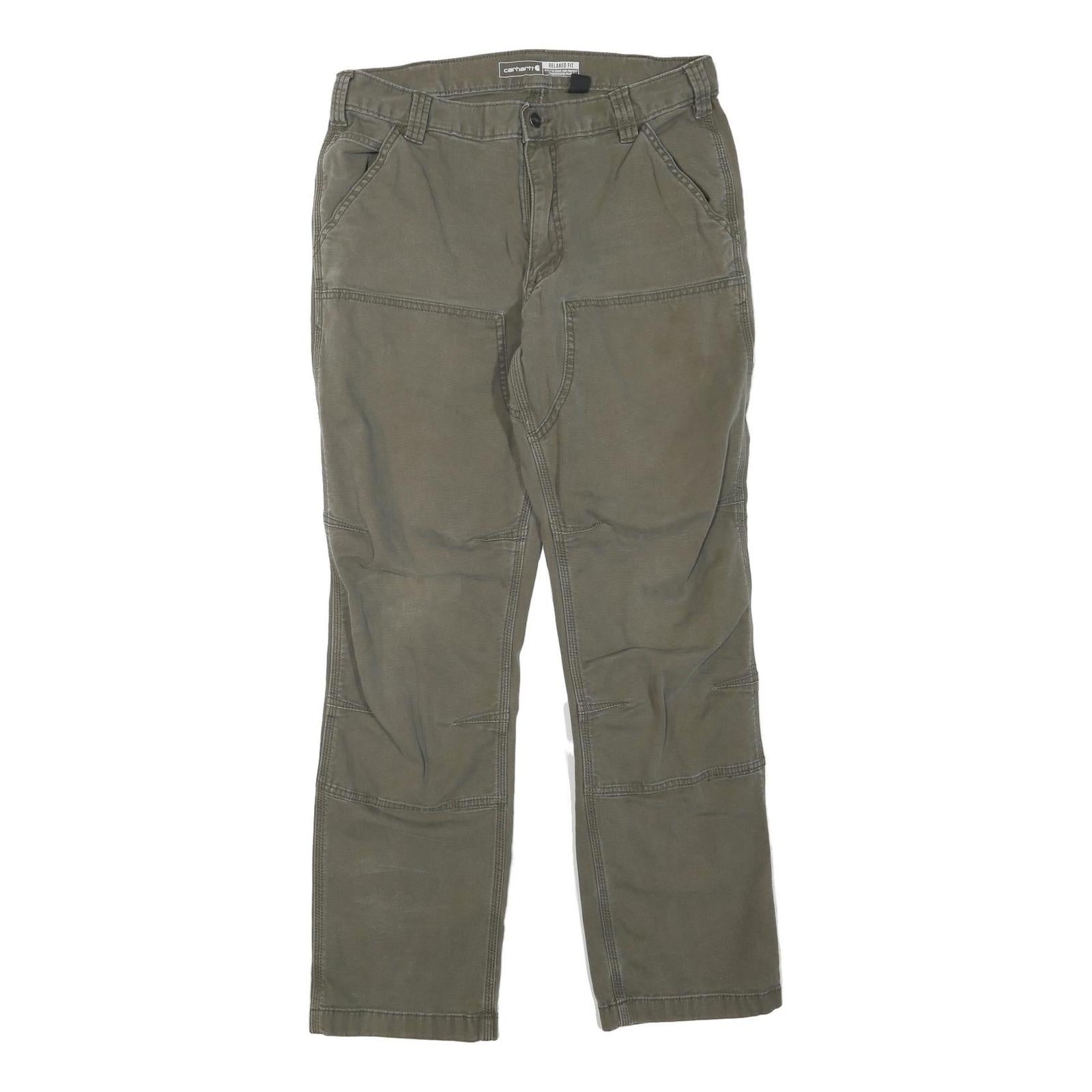 Buy CARHARTT Mens Cotton Blend Green Regular Fit Straight Leg Trousers W33 L32 Refurbished - $57.19 CARHARTT Mens Cotton Blend Green Regular Fit Straight Leg Trousers W33 L32 Refurbished - N/A refurbished available on Cerqular