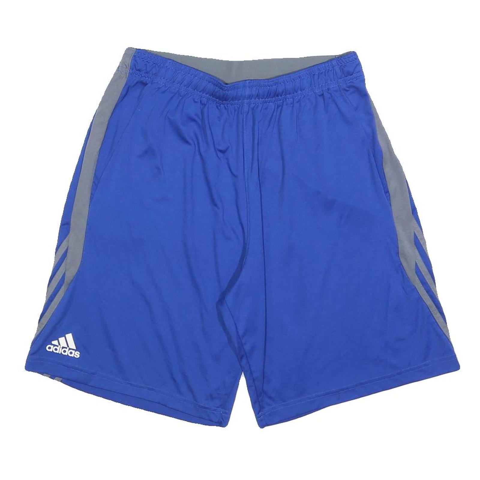 ADIDAS Mens Blue & Grey Sports Casual Shorts Size L W30 Athletic Wear Refurbished - N/A refurbished available on Cerqular