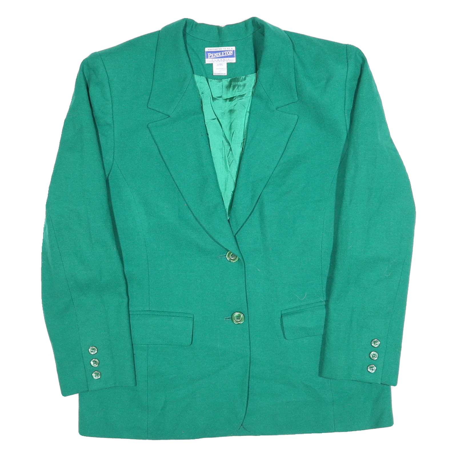 Buy PENDLETON Womens Green Wool Blazer Jacket M Woven Classic Tailored Button Refurbished - $113.09 PENDLETON Womens Green Wool Blazer Jacket M Woven Classic Tailored Button Refurbished - N/A refurbished available on Cerqular