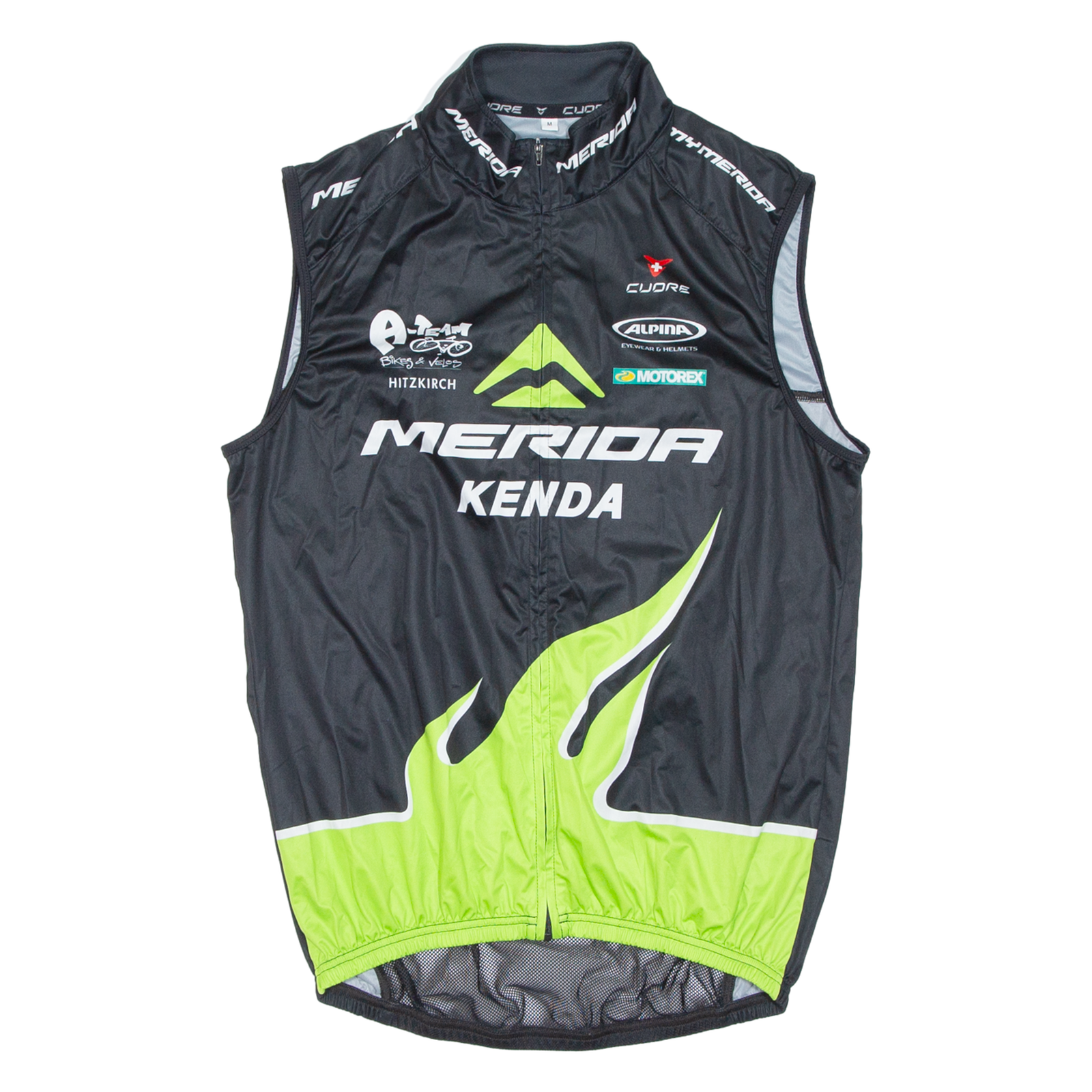Cycling Mens Jersey Green Sleeveless 1/2 Zip M Refurbished - N/A refurbished available on Cerqular