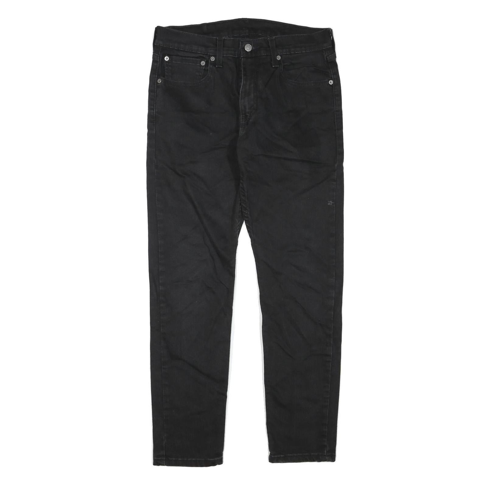 LEVI'S 512 Tapered Mens Jeans Black Regular Tapered Denim Medium W32 L29 Refurbished - N/A refurbished available on Cerqular