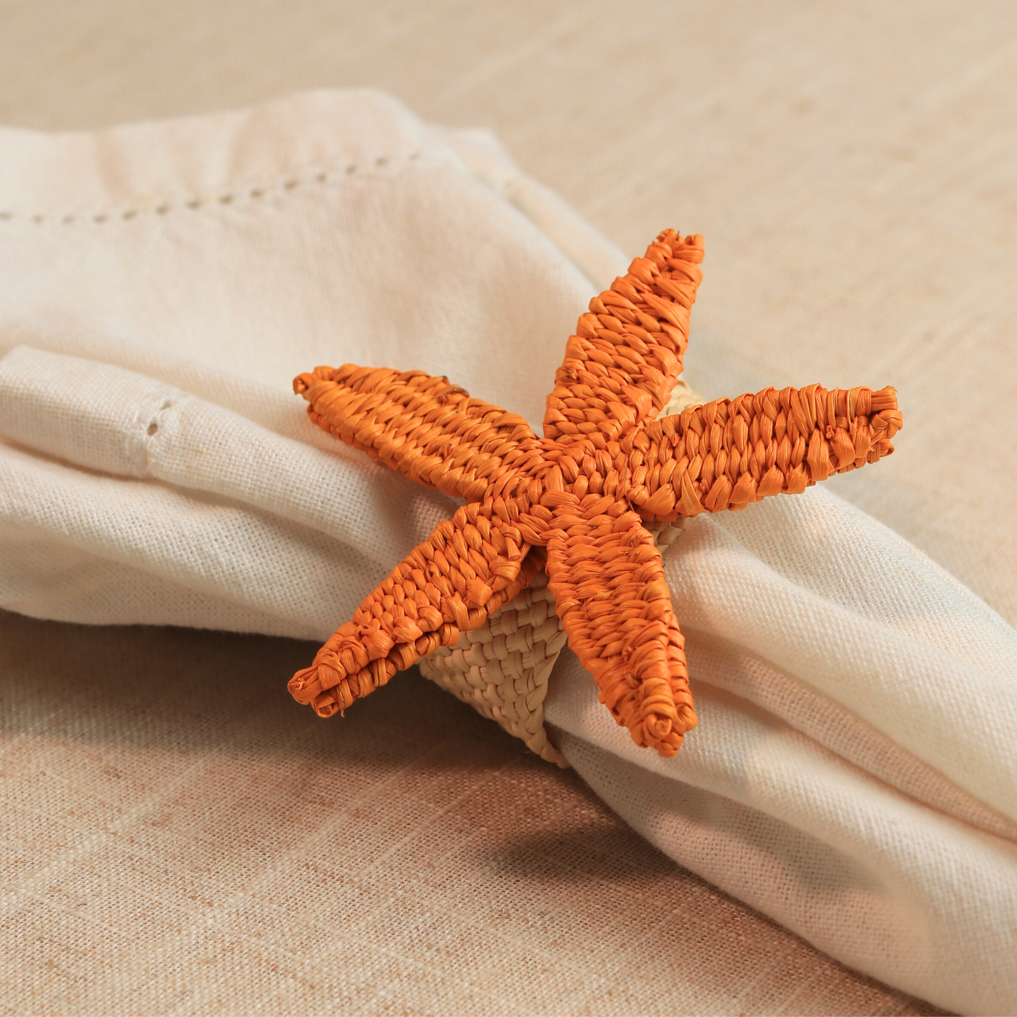 Sunset Starfish Napkin Ring Refurbished - Apalma Handmade refurbished available on Cerqular