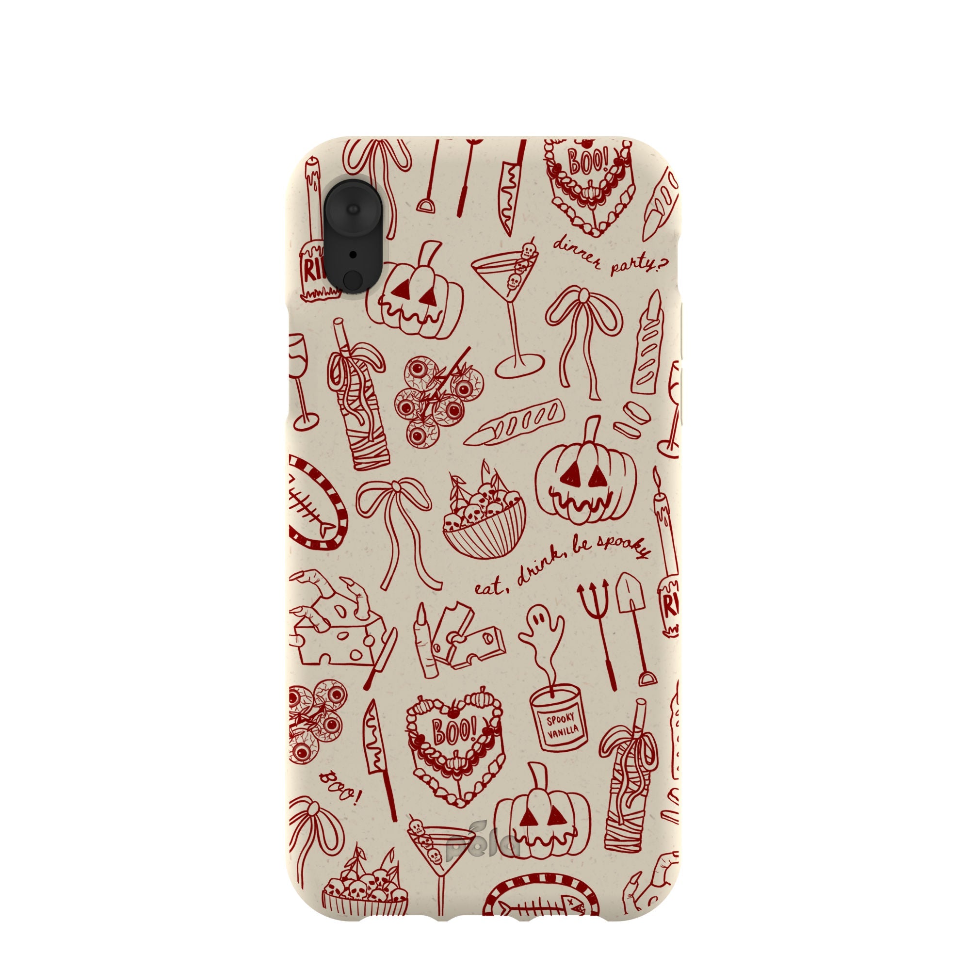 London Fog Spooky Dinner Party iPhone XR Case Refurbished - Pela Case refurbished available on Cerqular