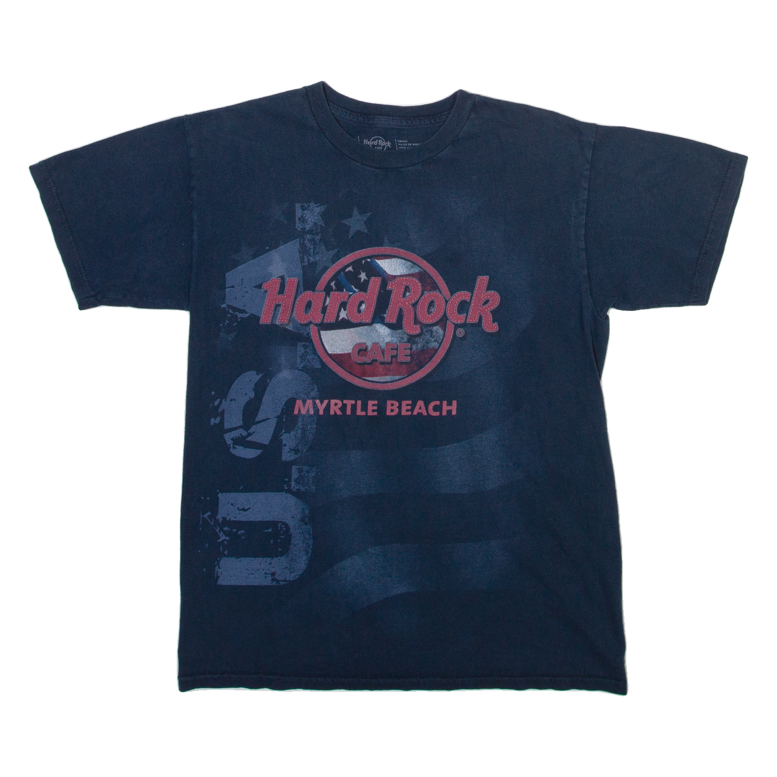 HARD ROCK CAFE Myrtle Beach Mens T-Shirt Blue USA S Refurbished - N/A refurbished available on Cerqular