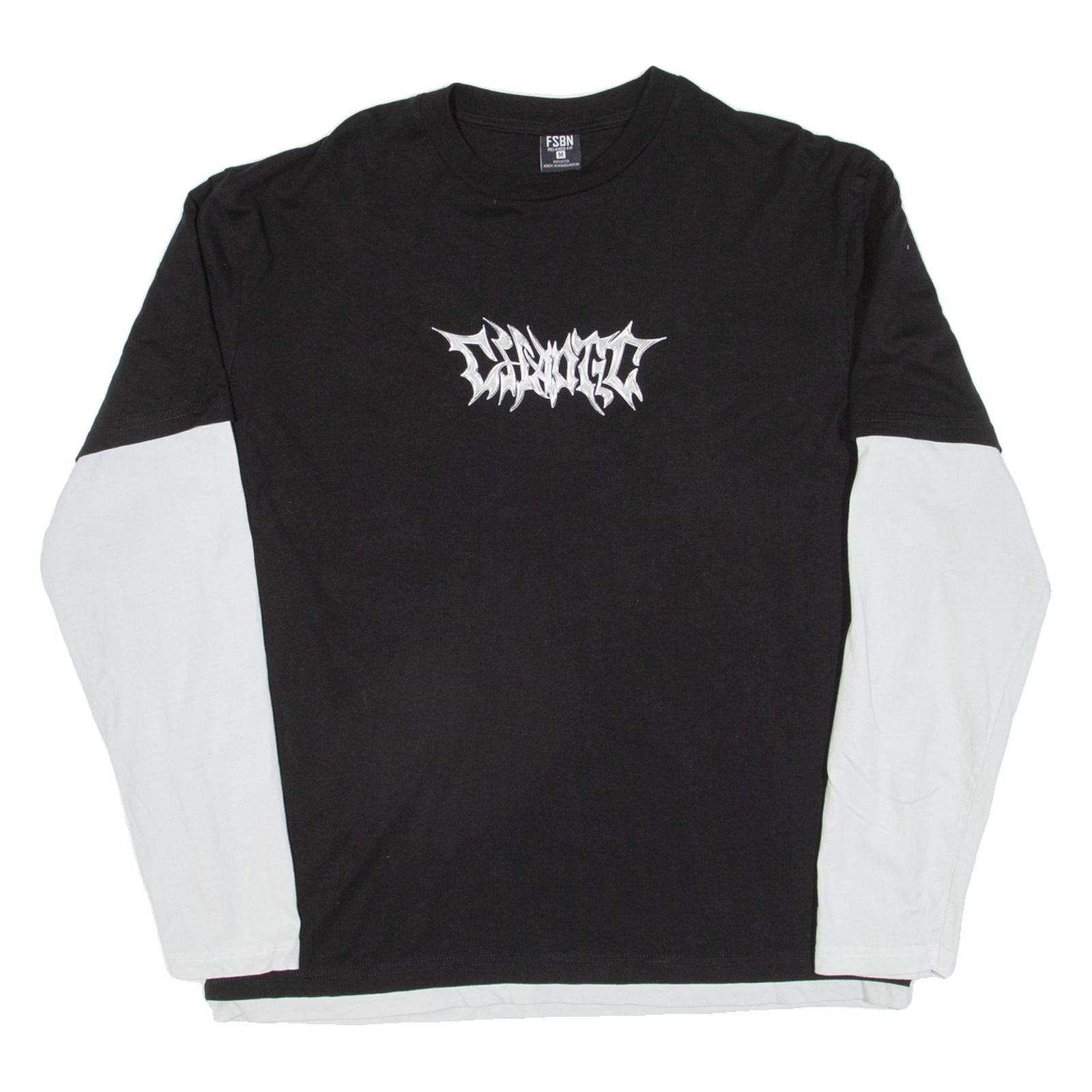 FSBN Relaxed Fit Mens T-Shirt Black Long Sleeve M Refurbished - N/A refurbished available on Cerqular