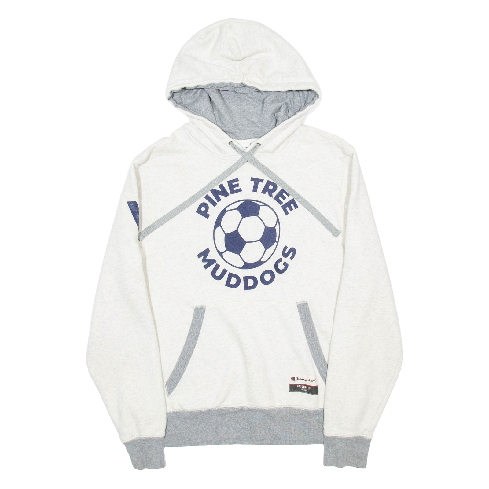 CHAMPION Pinetree Muddogs Mens Cream Hoodie M Refurbished - N/A refurbished available on Cerqular