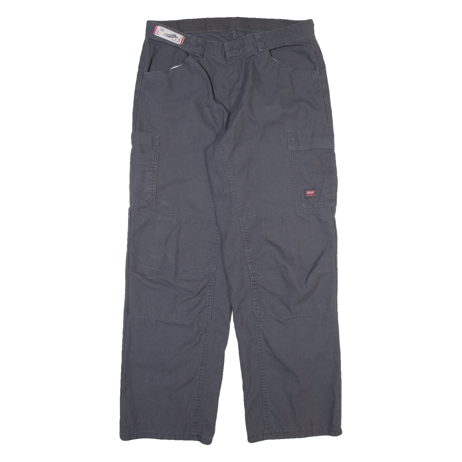 RED KAP Mens Trousers Grey Relaxed Straight W36 L32 Refurbished - N/A refurbished available on Cerqular