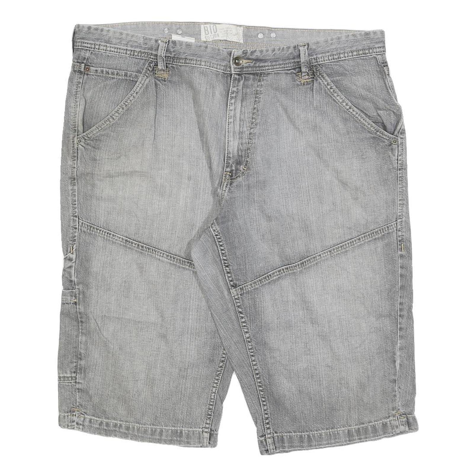 BIO COTTON Mens Grey Casual Denim Shorts M W30 Comfortable Fit Summer Style Refurbished - N/A refurbished available on Cerqular