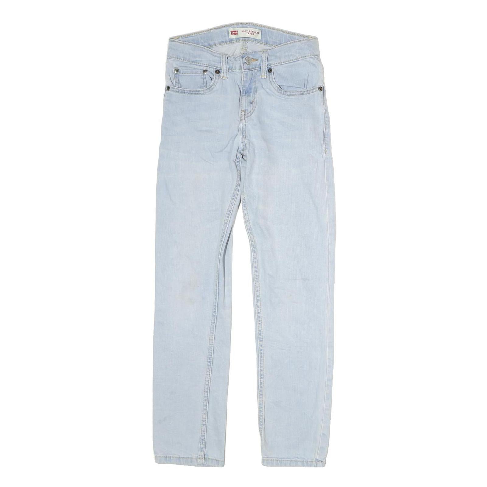 LEVI'S 502 Mens Slim Jeans Light Blue Denim W25 L25 Classic Zip Closure Refurbished - N/A refurbished available on Cerqular