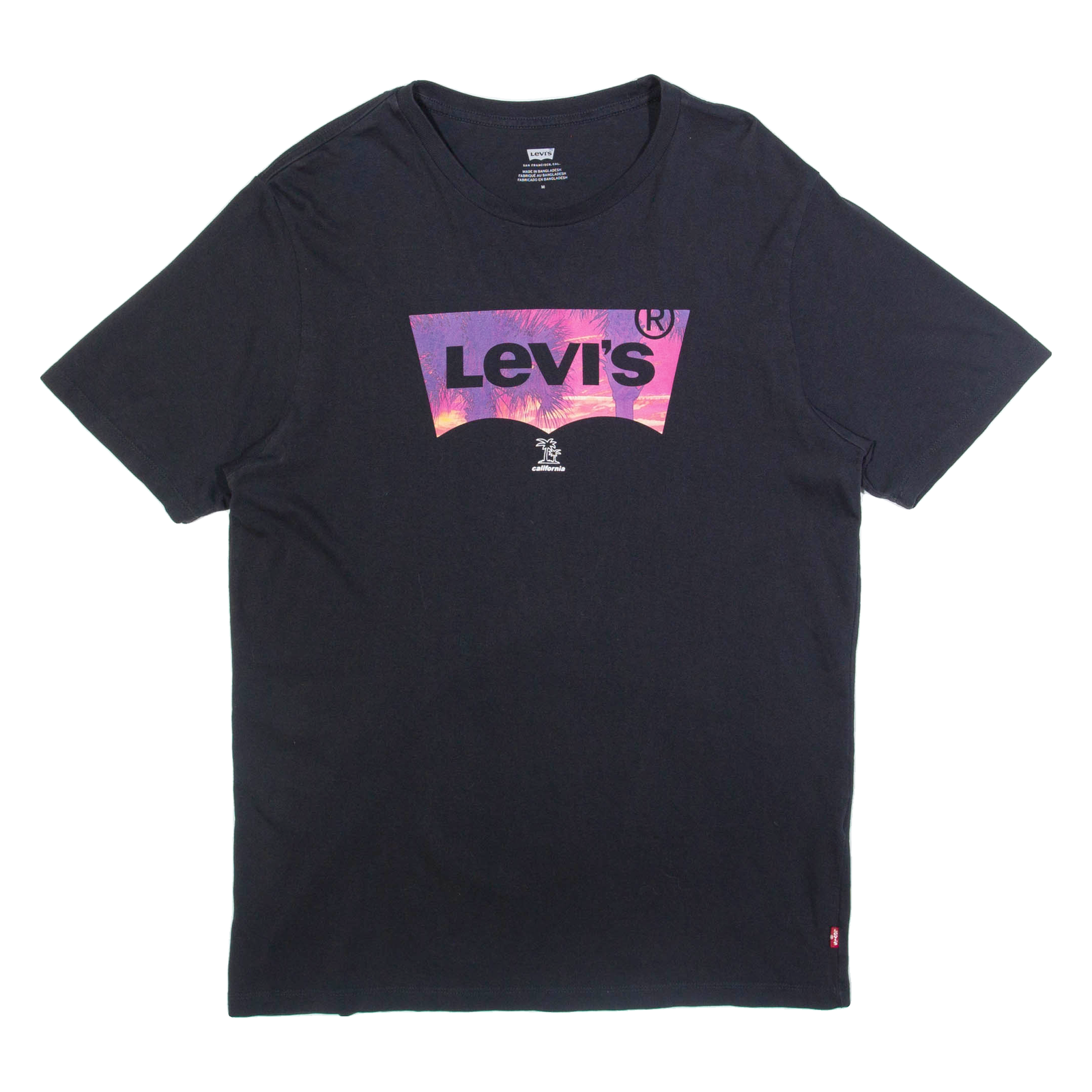 LEVI'S California Mens T-Shirt Black M Refurbished - N/A refurbished available on Cerqular