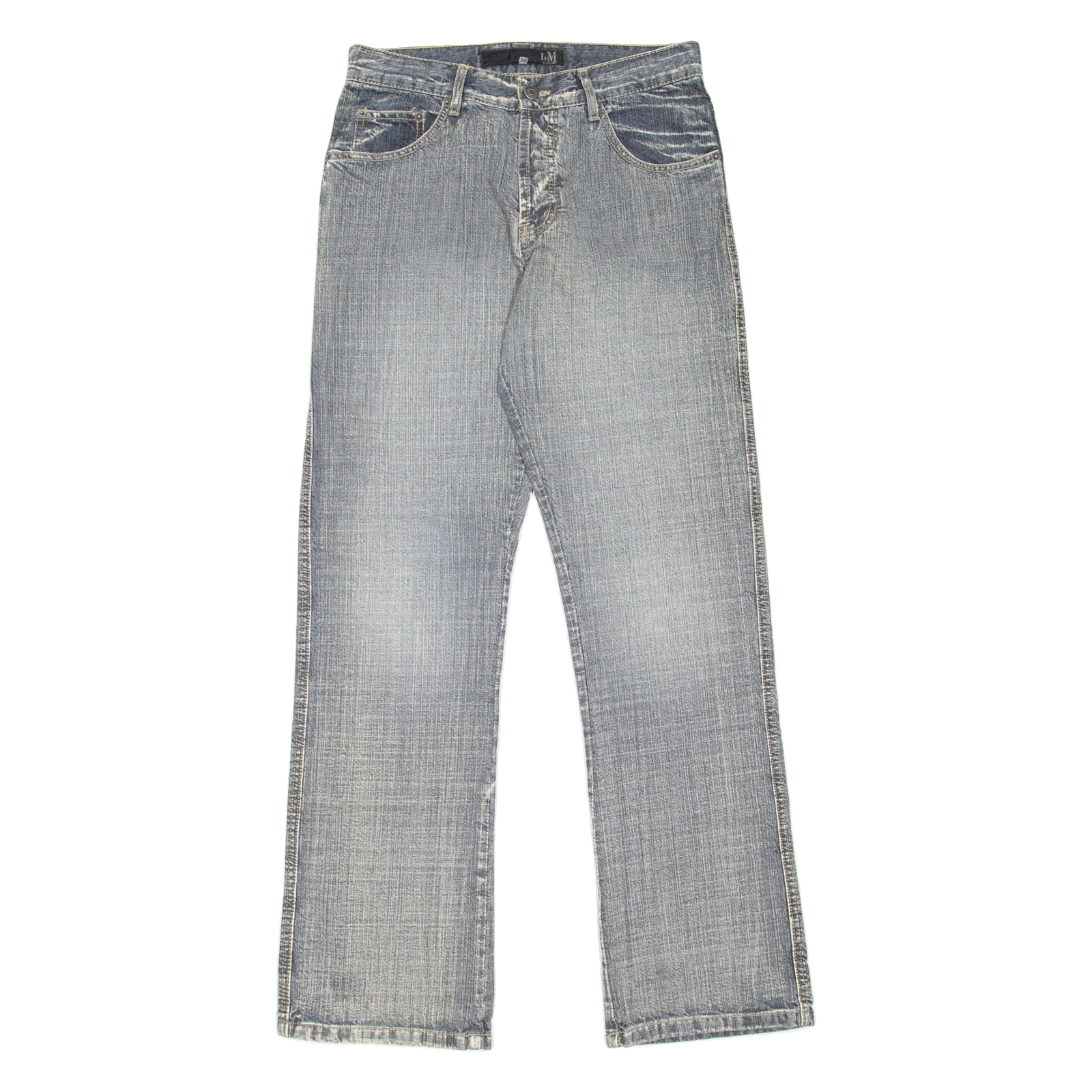 L&M Mens Jeans Blue Regular Bootcut W29 L32 Refurbished - N/A refurbished available on Cerqular
