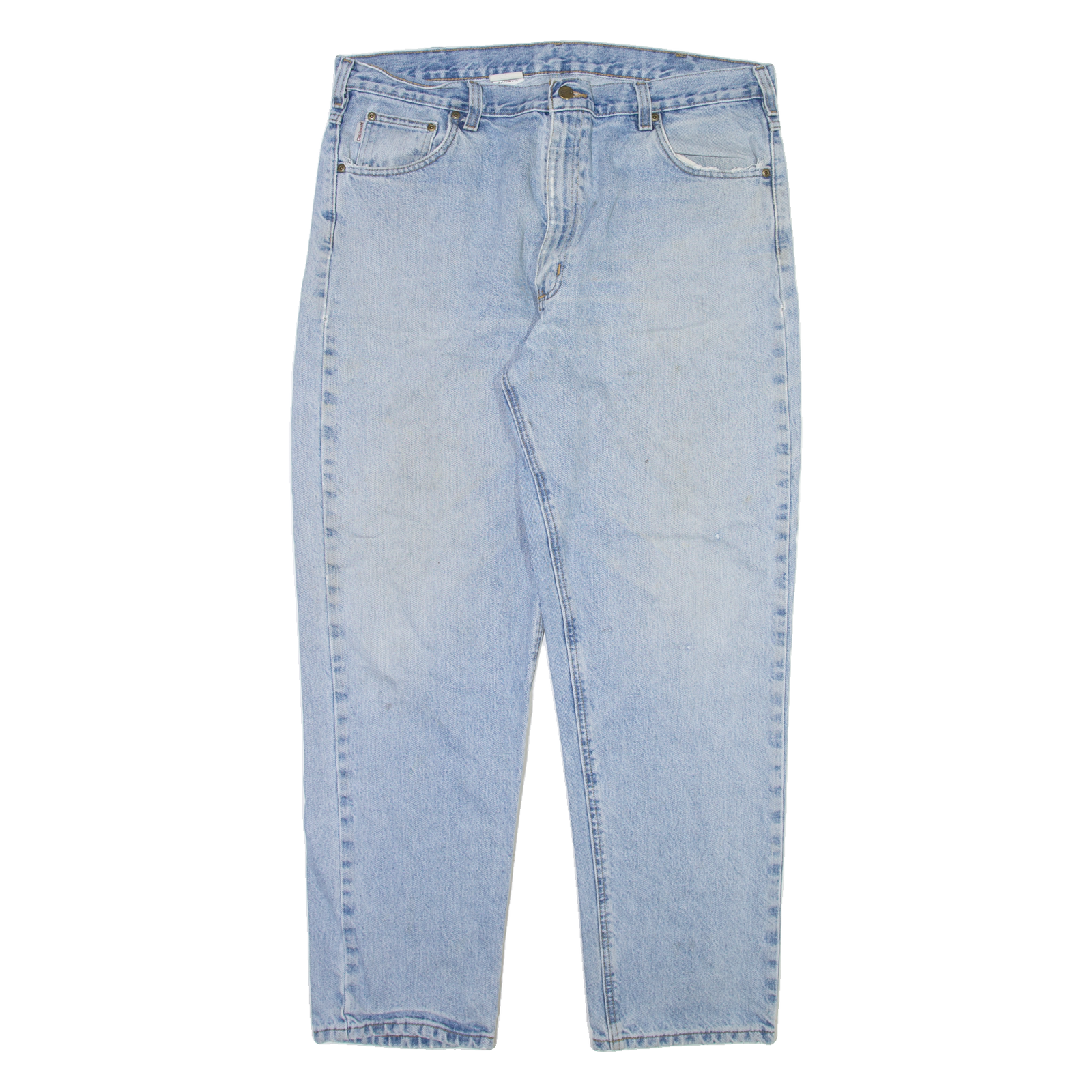 CARHARTT Mens Jeans Blue Relaxed Straight Stone Wash W40 L32 Refurbished - N/A refurbished available on Cerqular