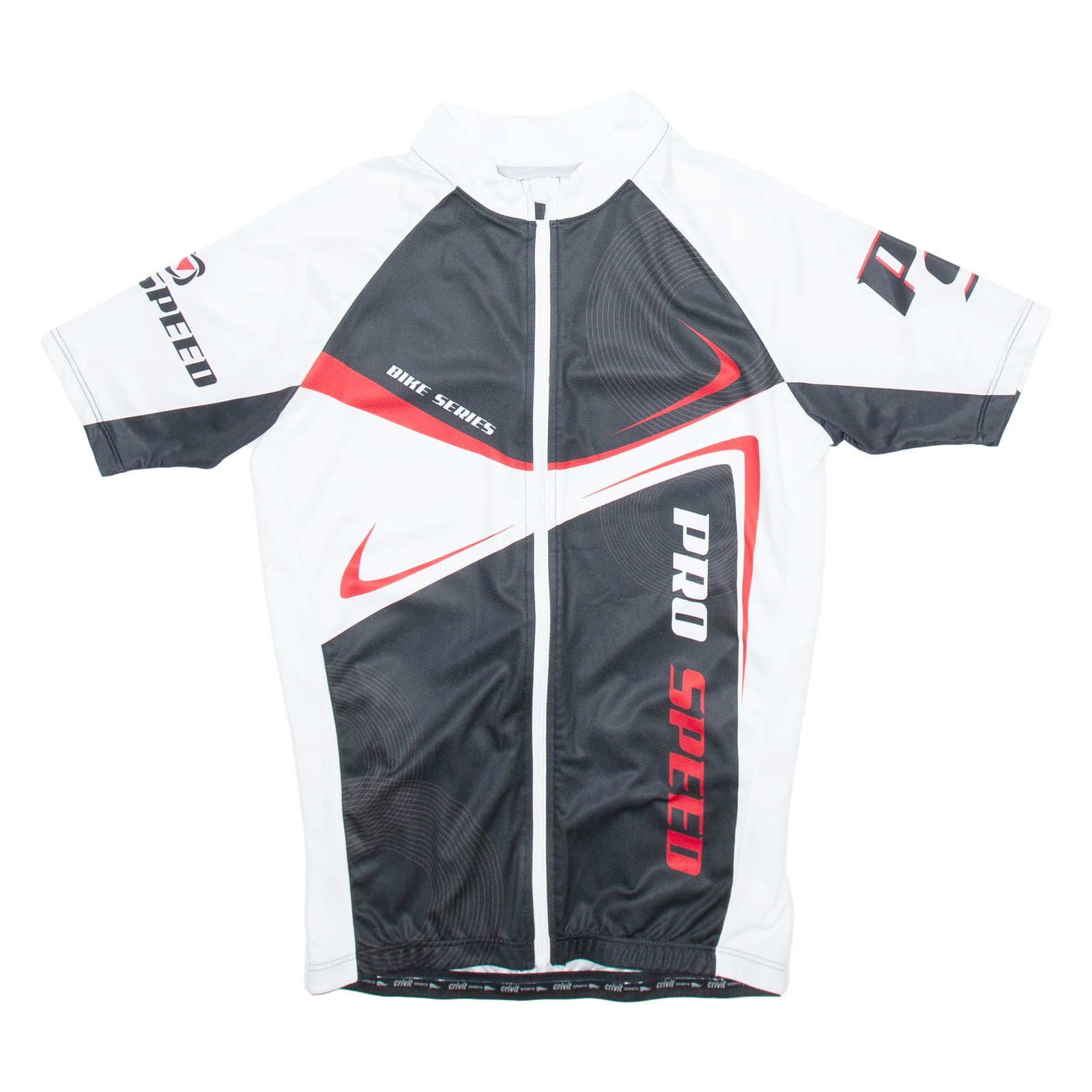 CRIVIT SPORTS Full Zip Cycling Mens Jersey Black M Refurbished - N/A refurbished available on Cerqular