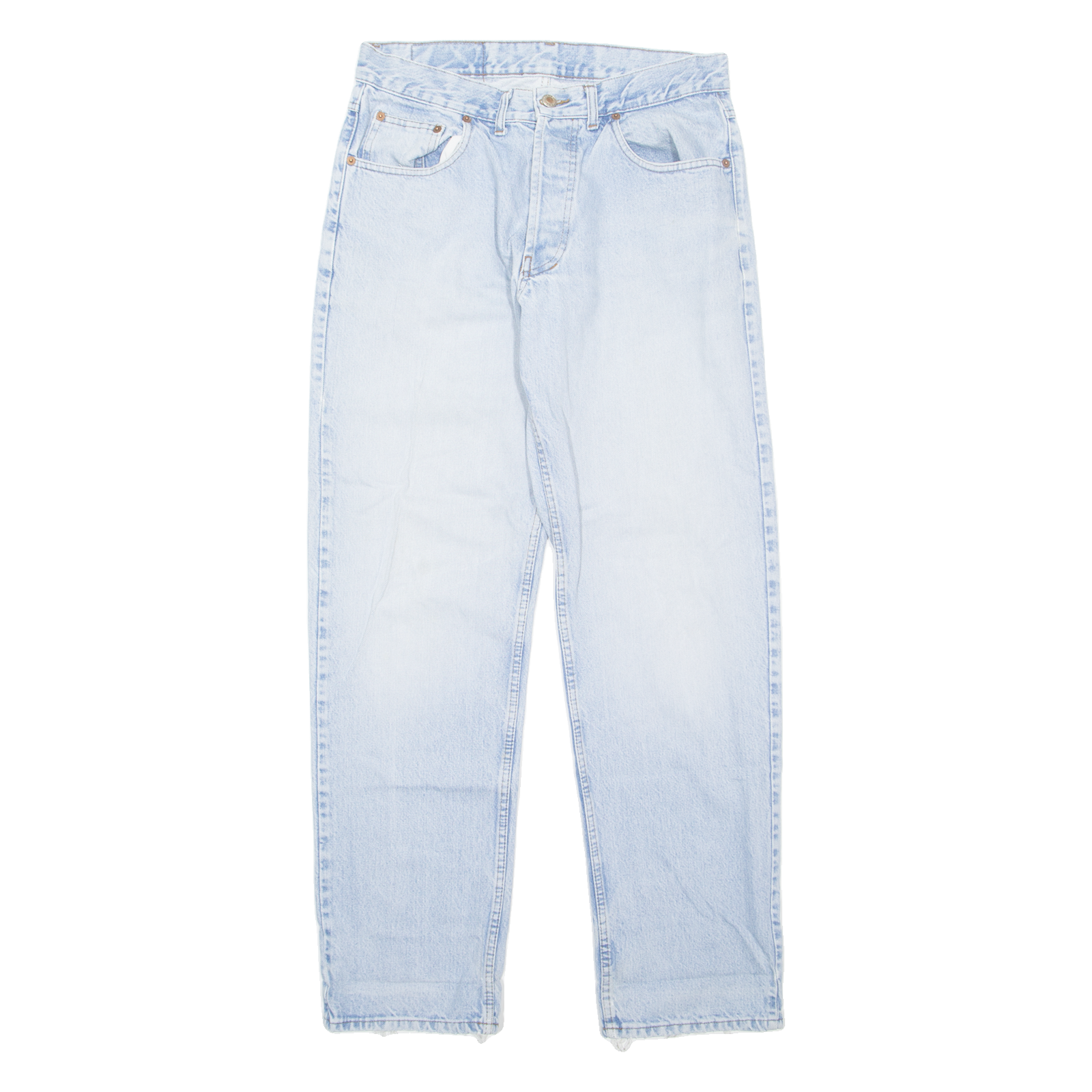 DONOVAN Womens Jeans Blue Regular Straight W30 L30 Refurbished - N/A refurbished available on Cerqular