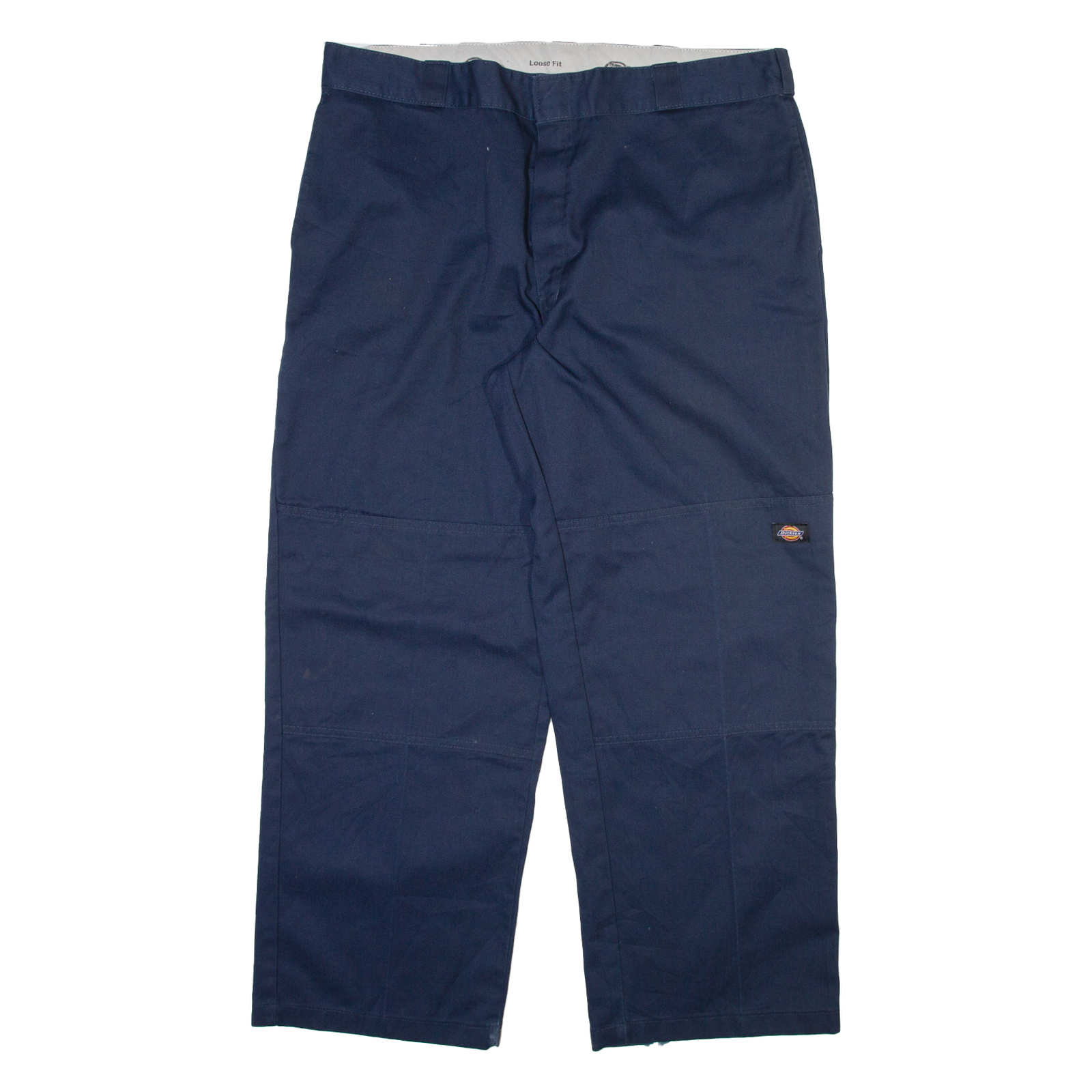DICKIES Mens Trousers Blue Loose Straight W40 L30 Refurbished - N/A refurbished available on Cerqular
