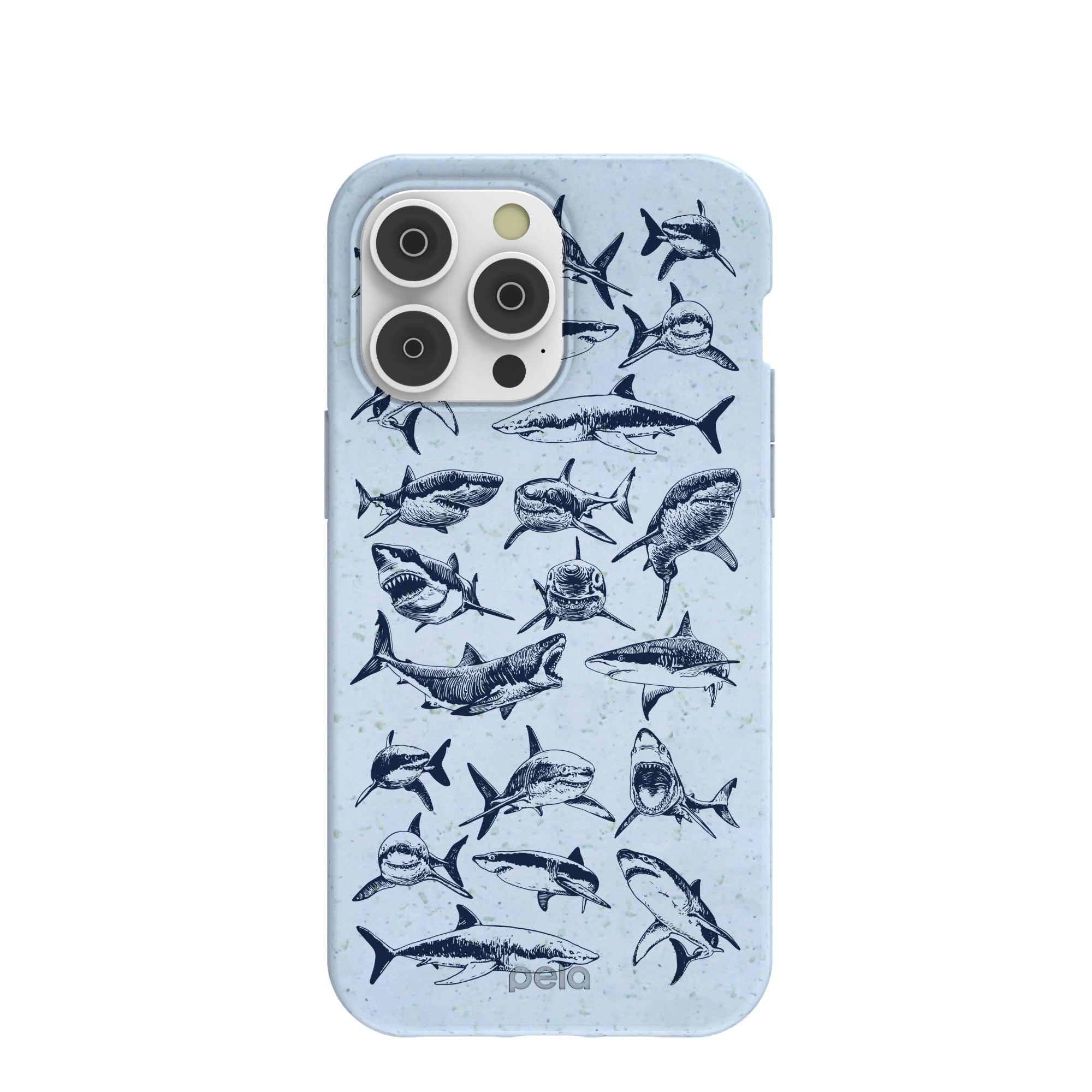 Powder Blue Great White iPhone 14 Pro Max Case Refurbished - Pela Case refurbished available on Cerqular