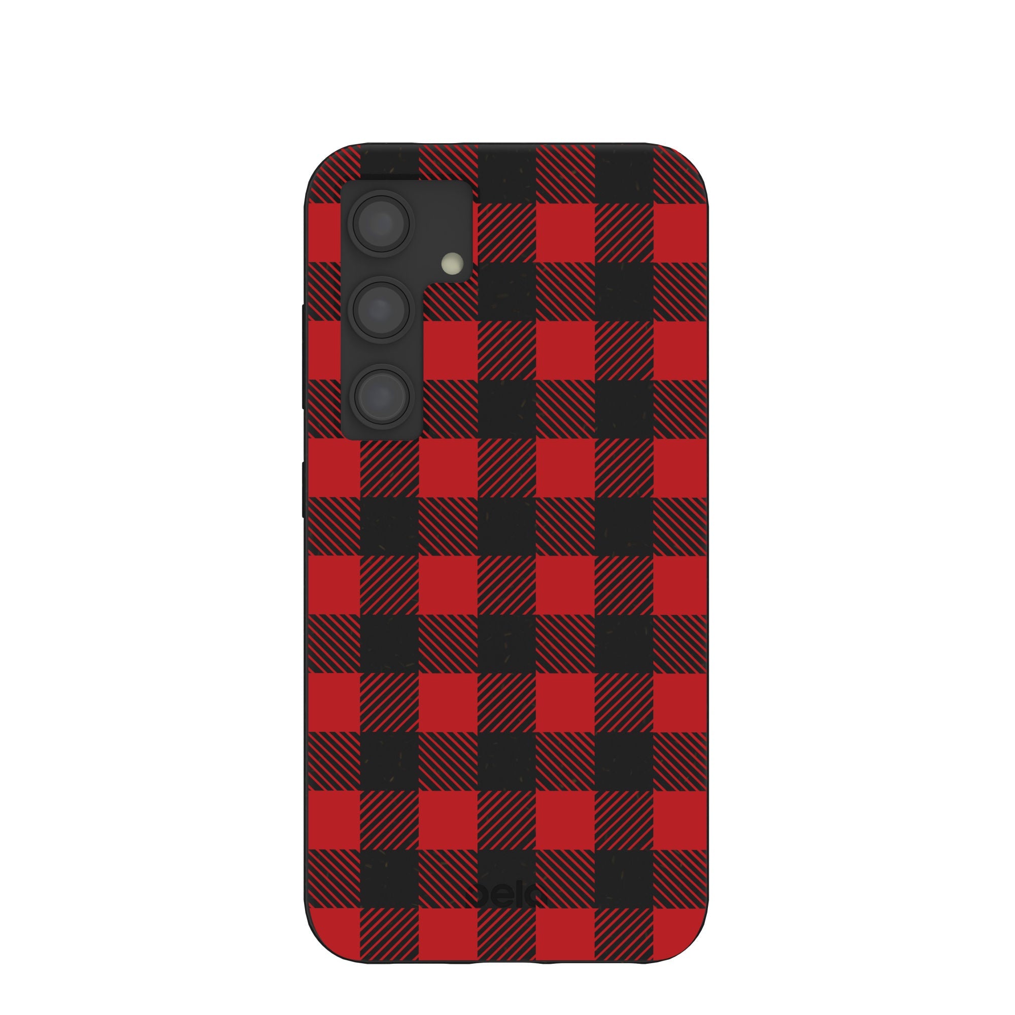 Black Flannel Samsung Galaxy S24 Case Refurbished - Pela Case refurbished available on Cerqular