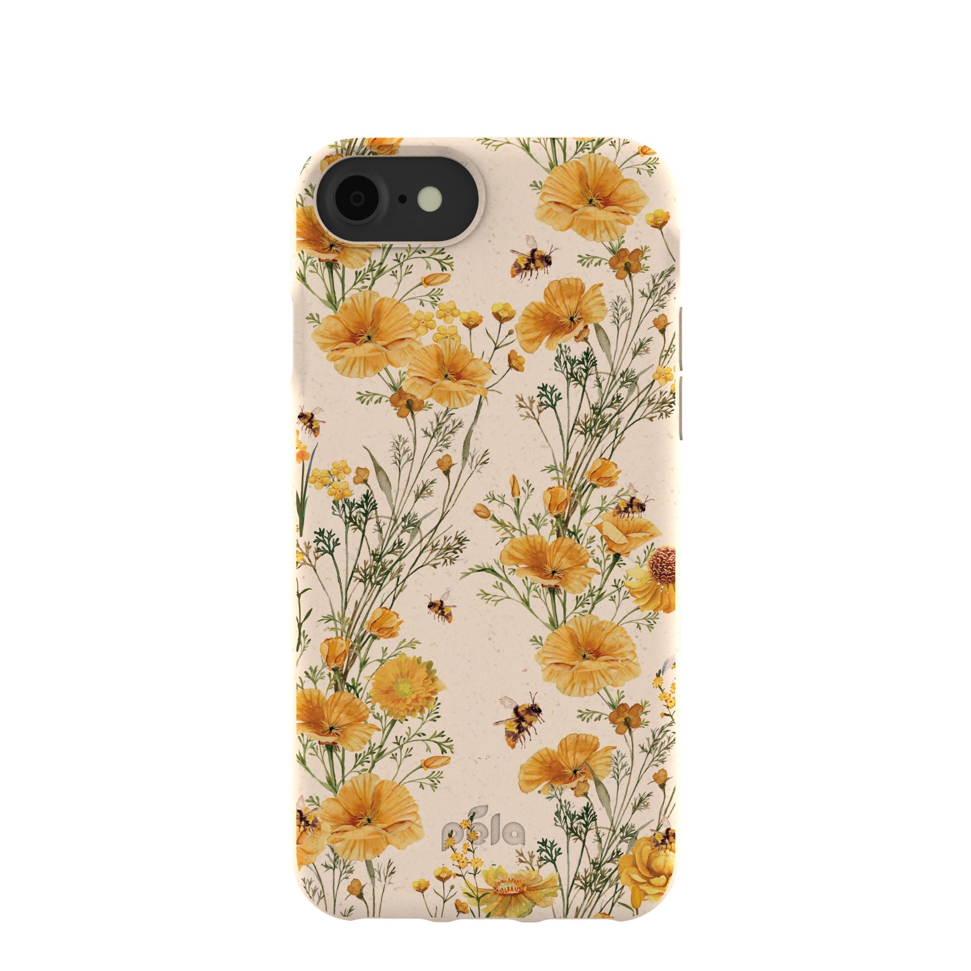 Seashell Vintage Bee iPhone 6/6s/7/8/SE Case Refurbished - Pela Case refurbished available on Cerqular