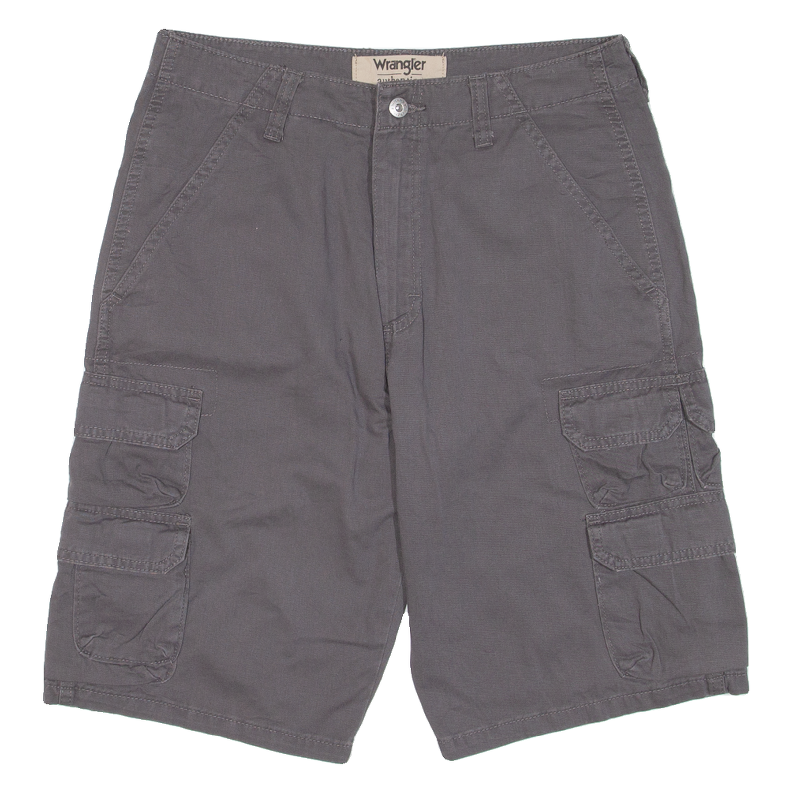 WRANGLER Mens Workwear Shorts Grey M W30 Refurbished - N/A refurbished available on Cerqular