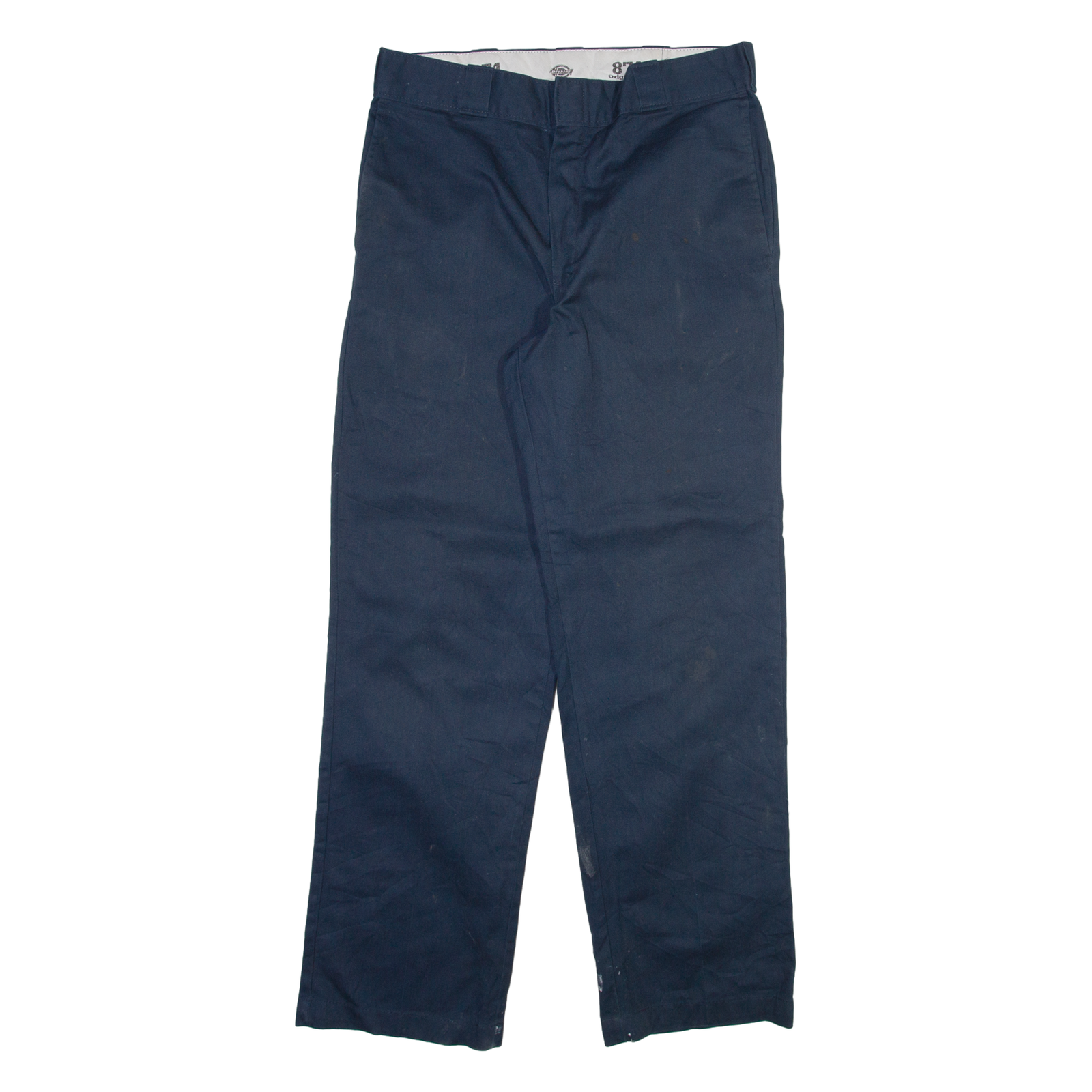 DICKIES 874 Workwear Mens Trousers Blue Regular Straight W32 L30 Refurbished - N/A refurbished available on Cerqular