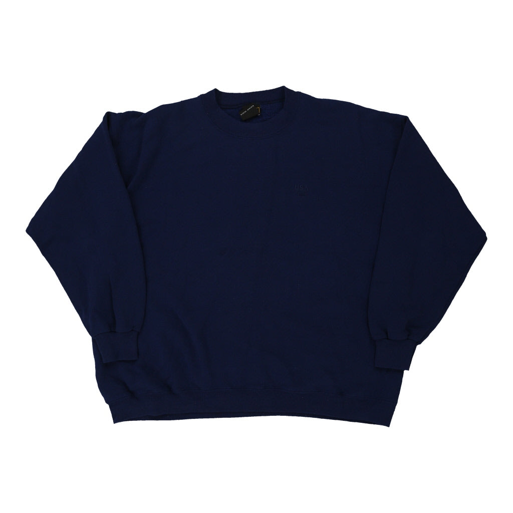 Buy Usa Olympics Sweatshirt - 2XL Navy Cotton Blend | Size: xx-large Refurbished - $31.34 Usa Olympics Sweatshirt - 2XL Navy Cotton Blend | Size: xx-large Refurbished - Thrifted (note: this is a term often used to describe second- refurbished available on Cerqular