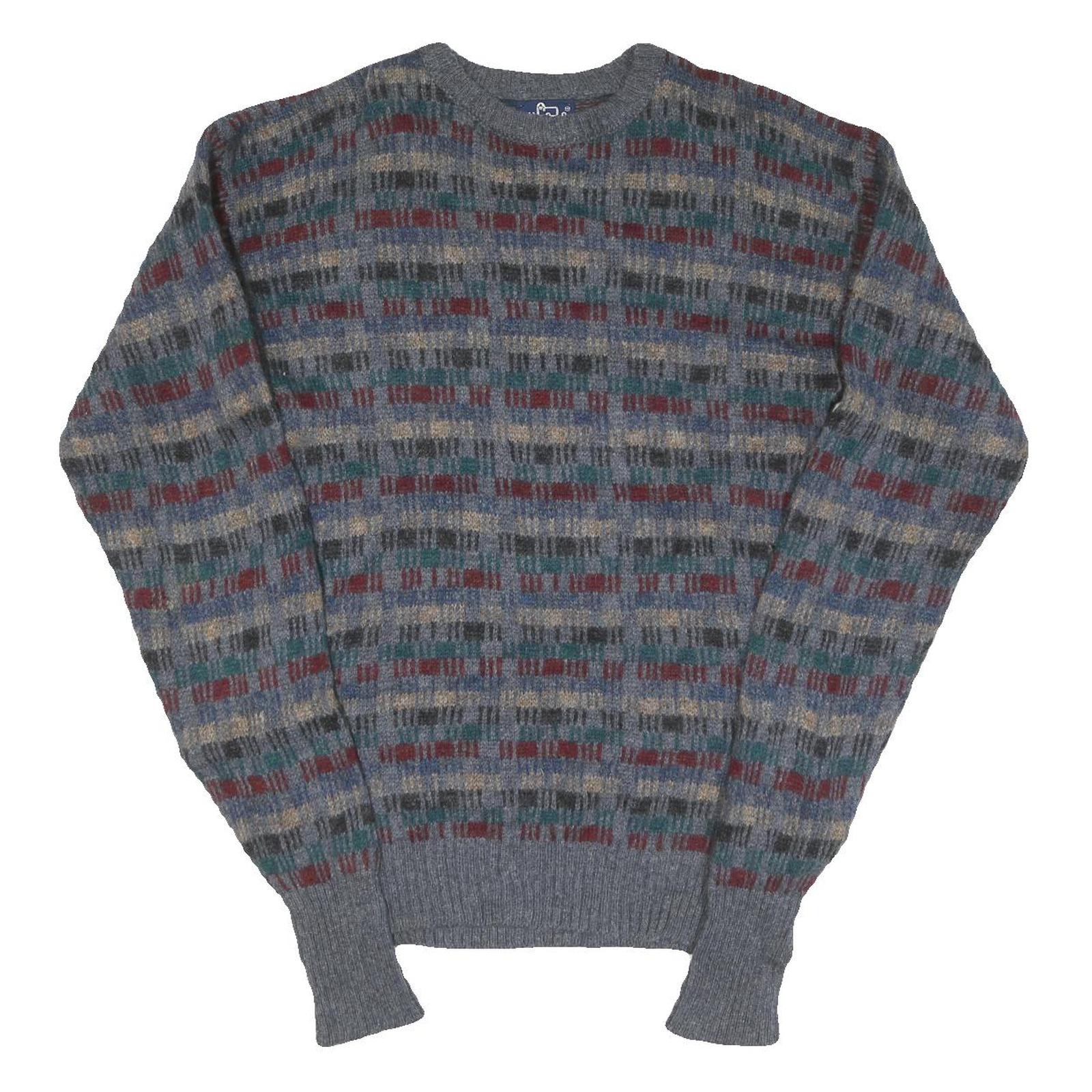 Buy WOOLRICH Mens Grey Patterned Wool Jumper Crew Neck Basic Knit S Winter Fashion Refurbished - $66.29 WOOLRICH Mens Grey Patterned Wool Jumper Crew Neck Basic Knit S Winter Fashion Refurbished - N/A refurbished available on Cerqular