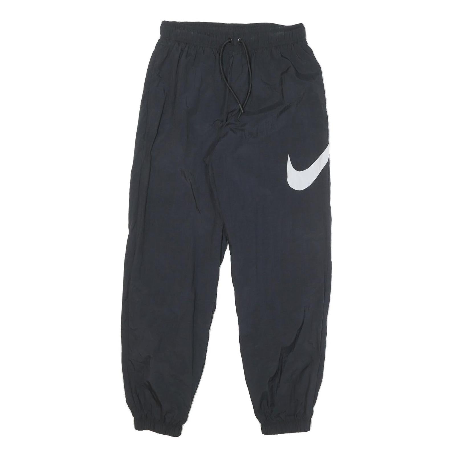 NIKE Mens Joggers Black S W26 L27 Slim Tapered Logo Sweatpants Lightweight Refurbished - N/A refurbished available on Cerqular