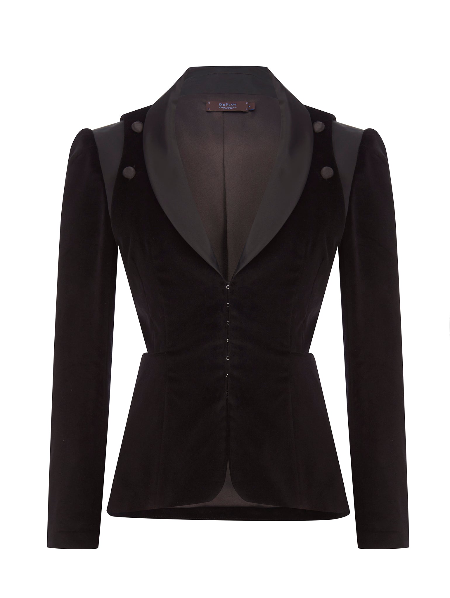 CHRYSALIS | 3-Way Velvet Jacket | Colour: Black | Size: S Refurbished - N/A refurbished available on Cerqular