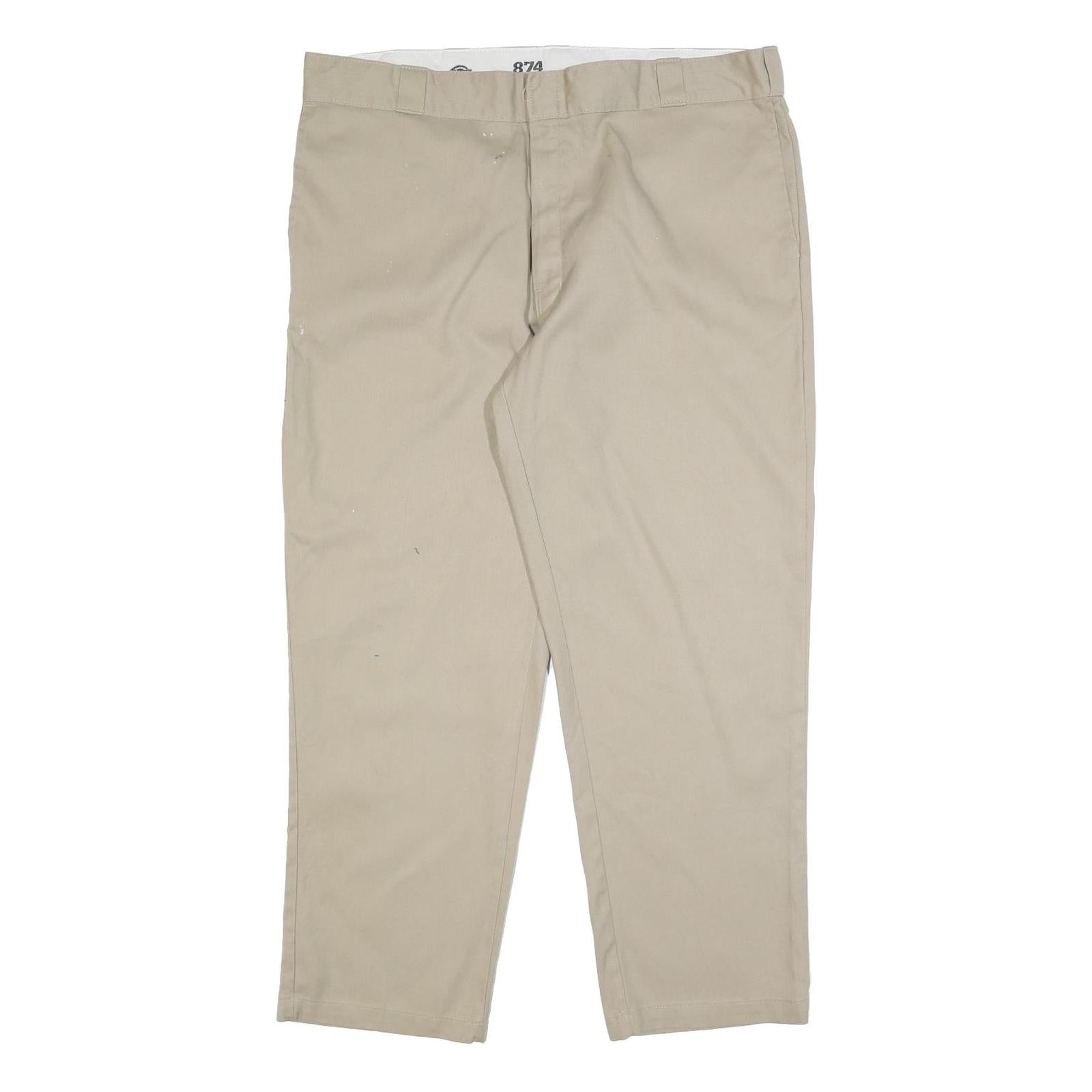 Buy DICKIES Mens Cotton Blend Beige Regular Fit Straight Leg Trousers W42 L30 Refurbished - $42.89 DICKIES Mens Cotton Blend Beige Regular Fit Straight Leg Trousers W42 L30 Refurbished - N/A refurbished available on Cerqular