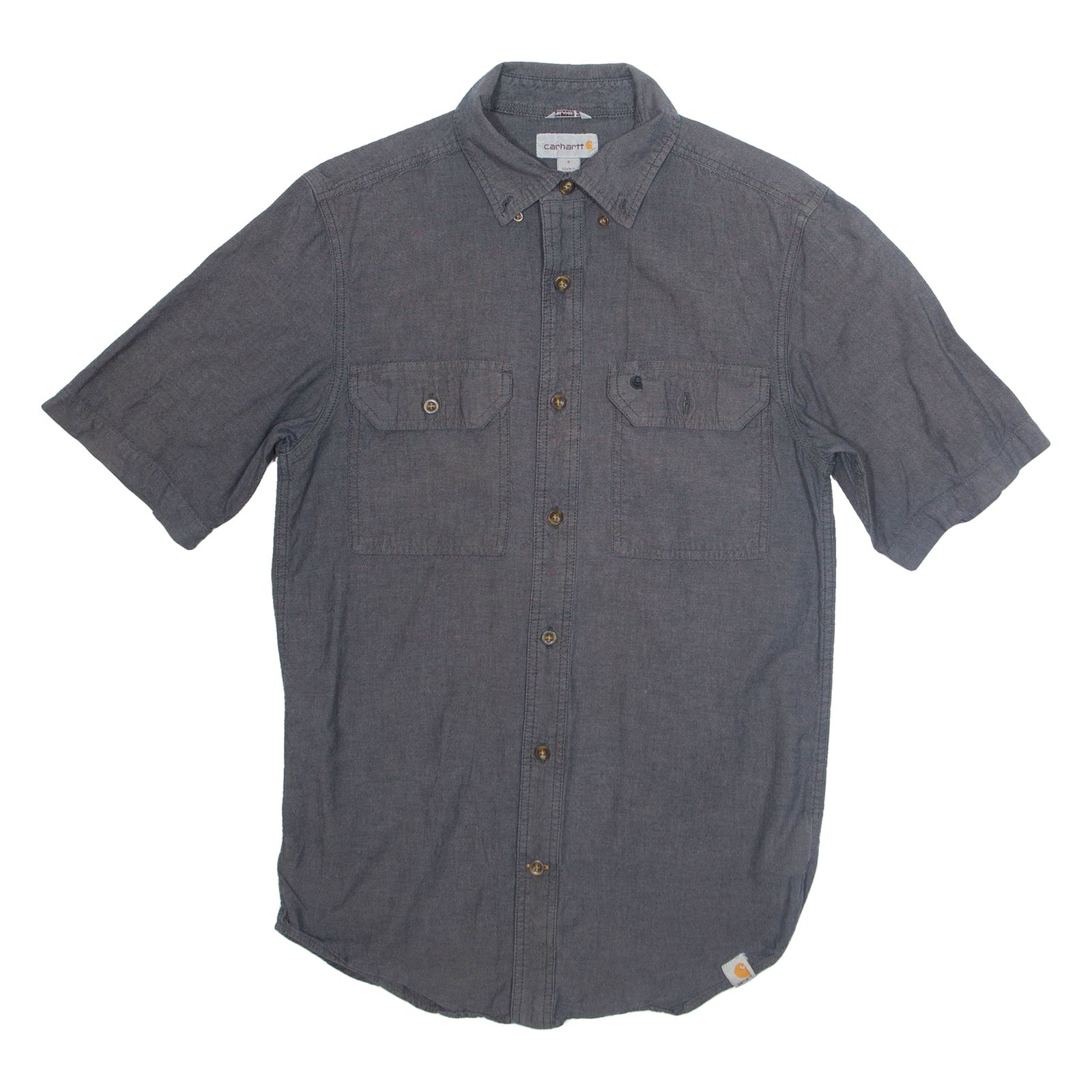 Buy CARHARTT Relaxed Fit Mens Plain Shirt Grey Short Sleeve S Refurbished - $51.99 CARHARTT Relaxed Fit Mens Plain Shirt Grey Short Sleeve S Refurbished - N/A refurbished available on Cerqular