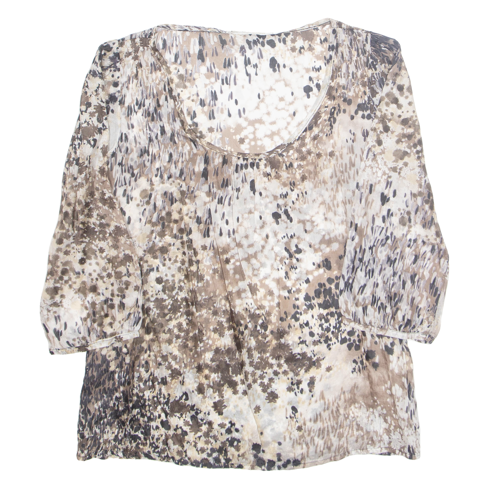 Buy SUISSES COLLECTION Womens Printed Blouse Brown Long Sleeve Crazy Pattern M Refurbished - $16.89 SUISSES COLLECTION Womens Printed Blouse Brown Long Sleeve Crazy Pattern M Refurbished - N/A refurbished available on Cerqular