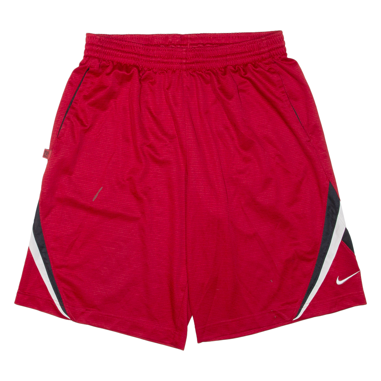 NIKE Mens Sports Shorts Red Relaxed L W32 Refurbished - N/A refurbished available on Cerqular