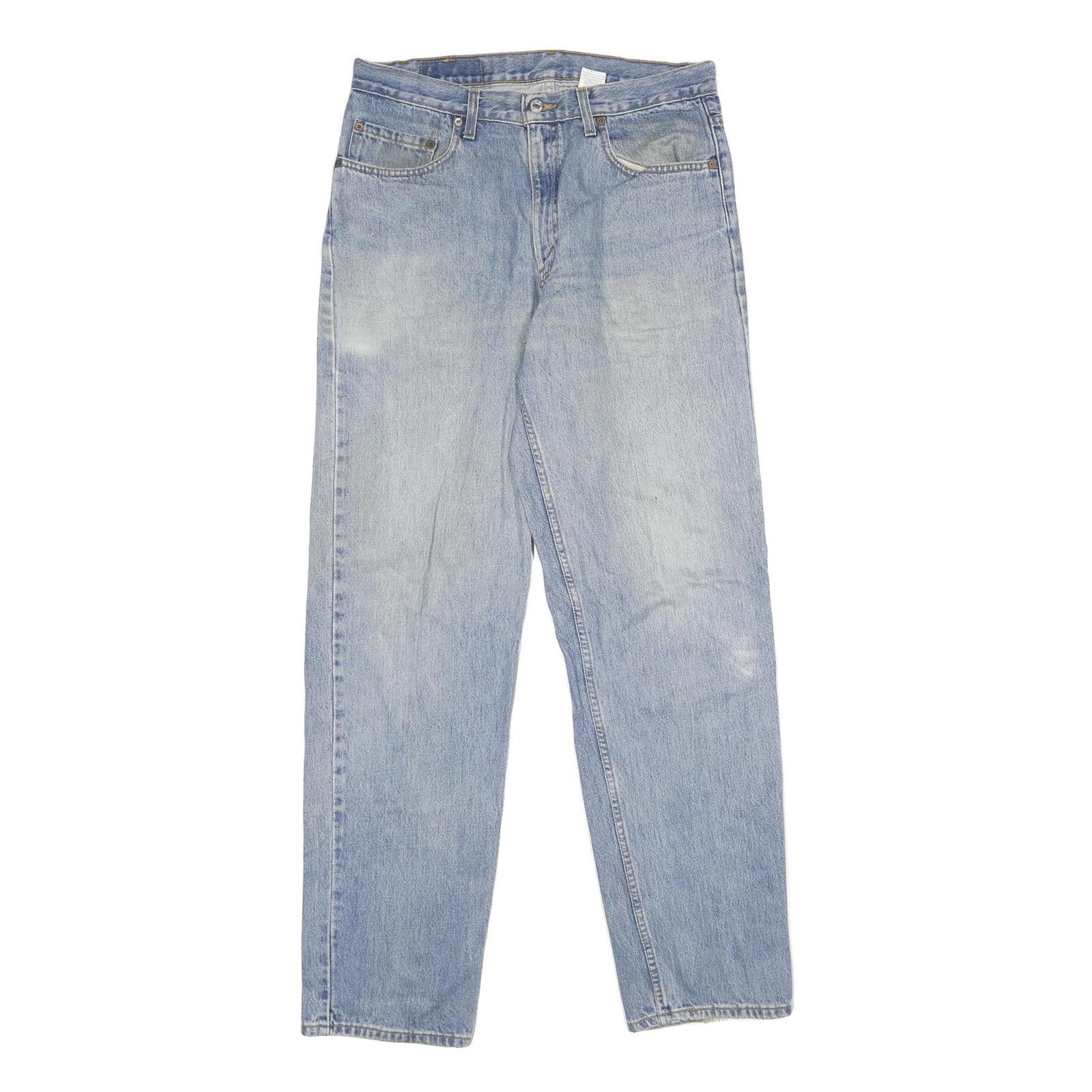 LEVI'S 550 STRAIGHT Mens Jeans Blue Relaxed Straight Denim Light W34 L34 Classic Refurbished - N/A refurbished available on Cerqular