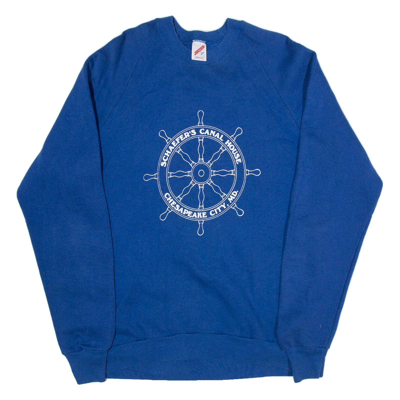 Chesapeake City Womens Sweatshirt Blue USA L Refurbished - N/A refurbished available on Cerqular