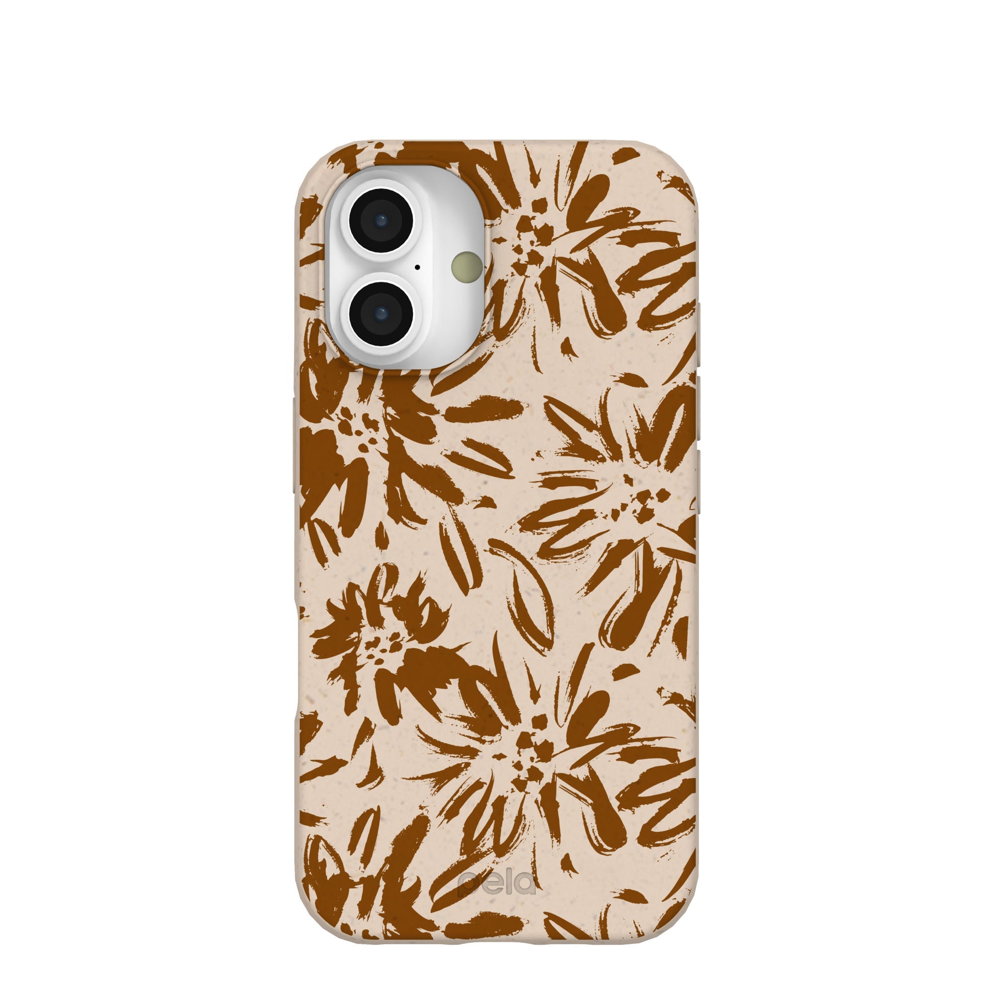 Seashell Petal Burst iPhone 16 Case Refurbished - Pela Case refurbished available on Cerqular
