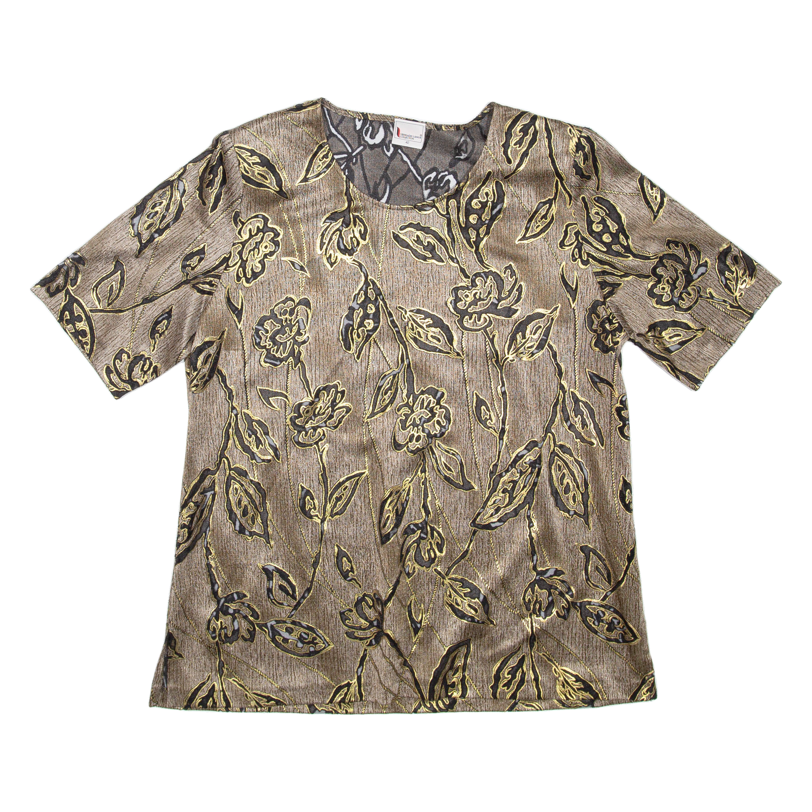 Buy Womens Printed Top Brown Floral L Refurbished - $16.89 Womens Printed Top Brown Floral L Refurbished - N/A refurbished available on Cerqular