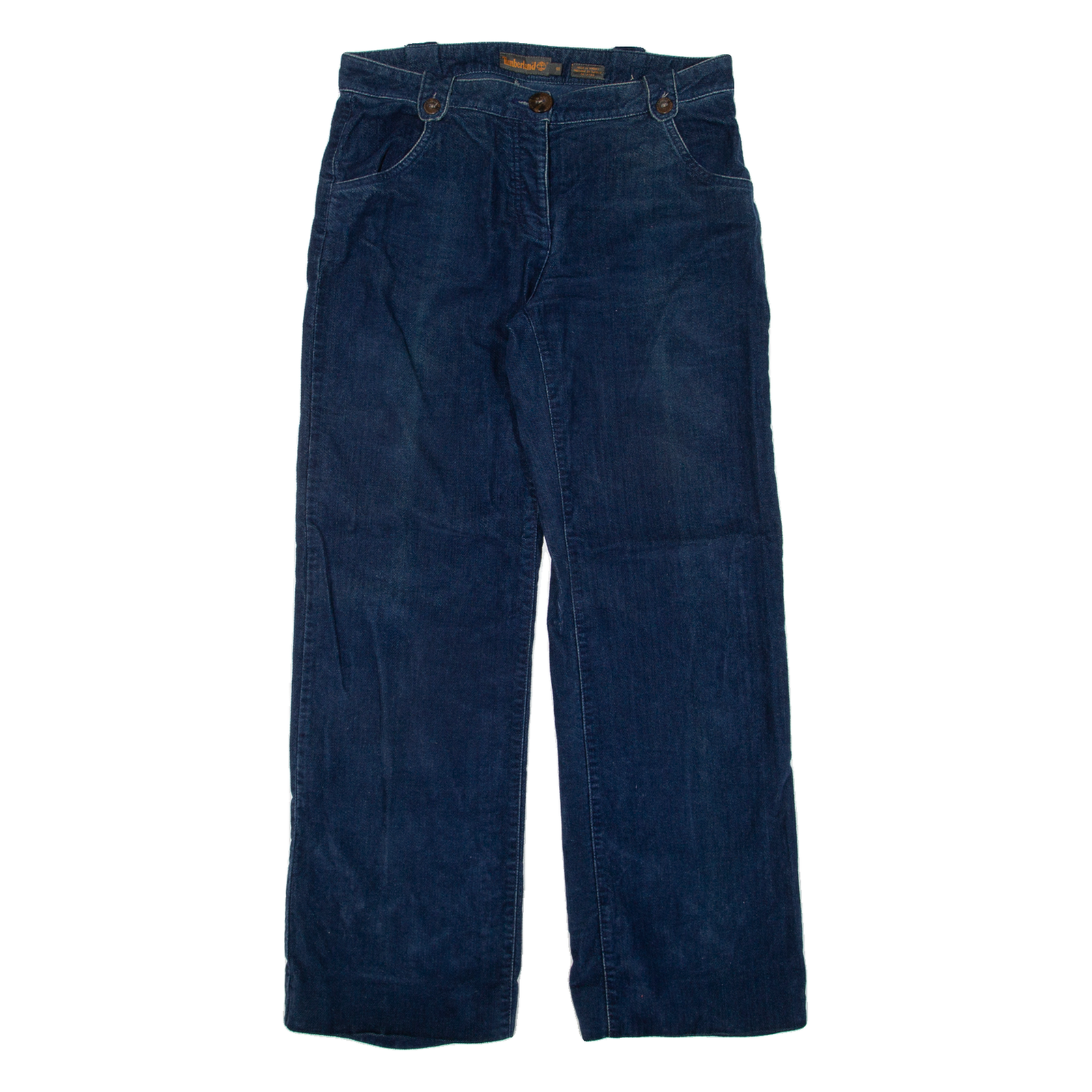 TIMBERLAND Womens Trousers Blue Loose Straight W32 L30 Refurbished - N/A refurbished available on Cerqular