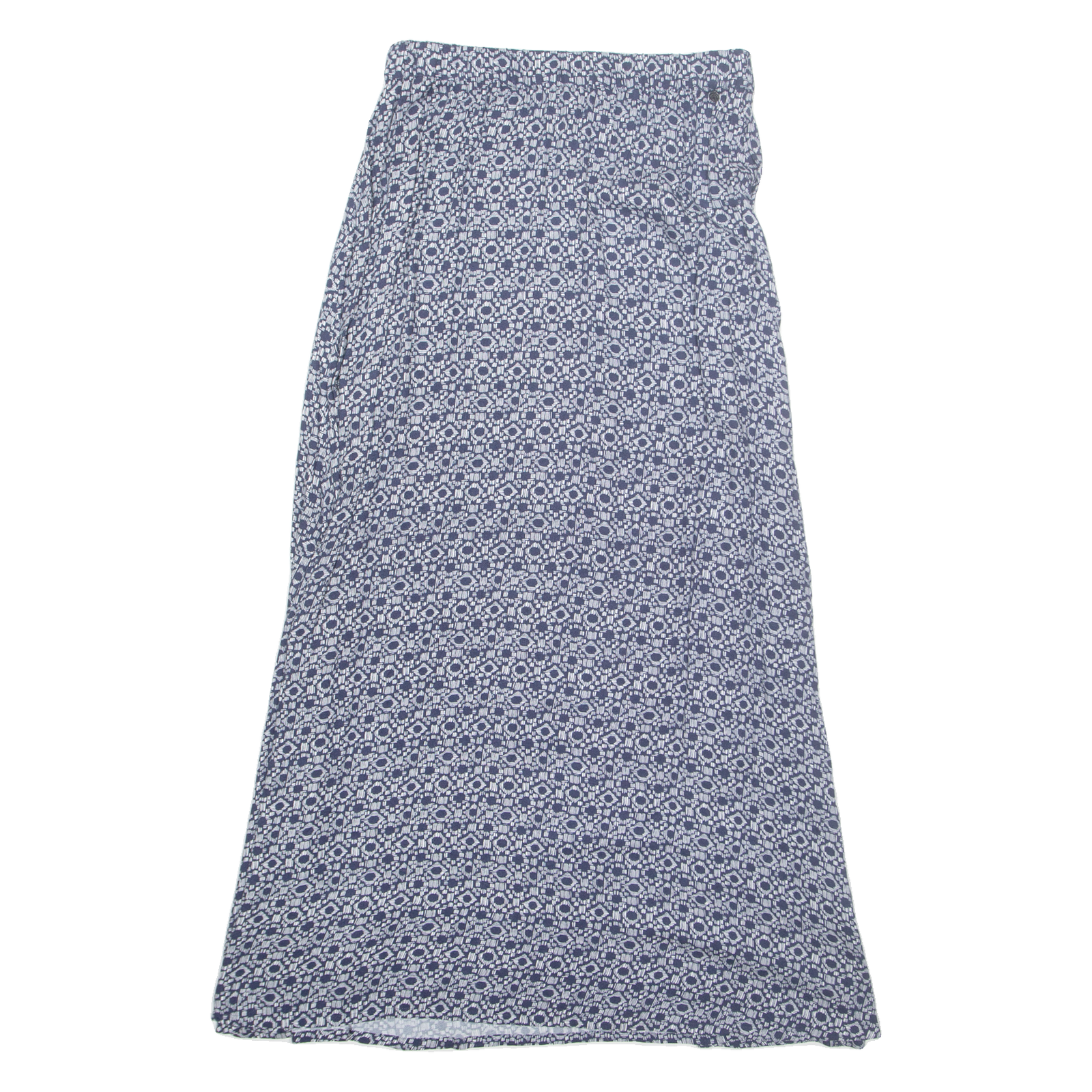 COMMA CASUAL IDENTITY Womens A-Line Skirt Blue Long Viscose Floral UK 12 Refurbished - N/A refurbished available on Cerqular