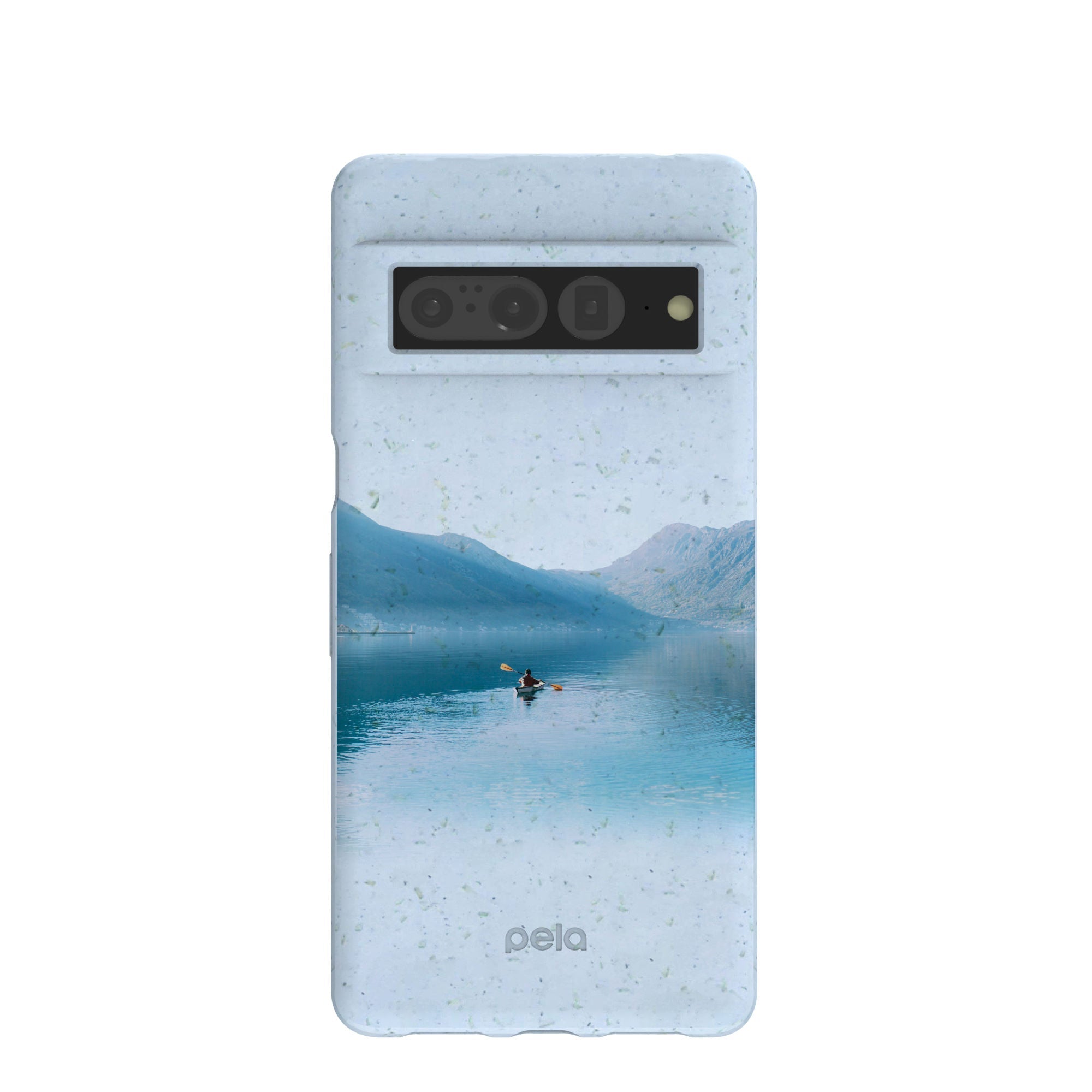 Powder Blue Serene Google Pixel 7 Pro Case Refurbished - Pela Case refurbished available on Cerqular