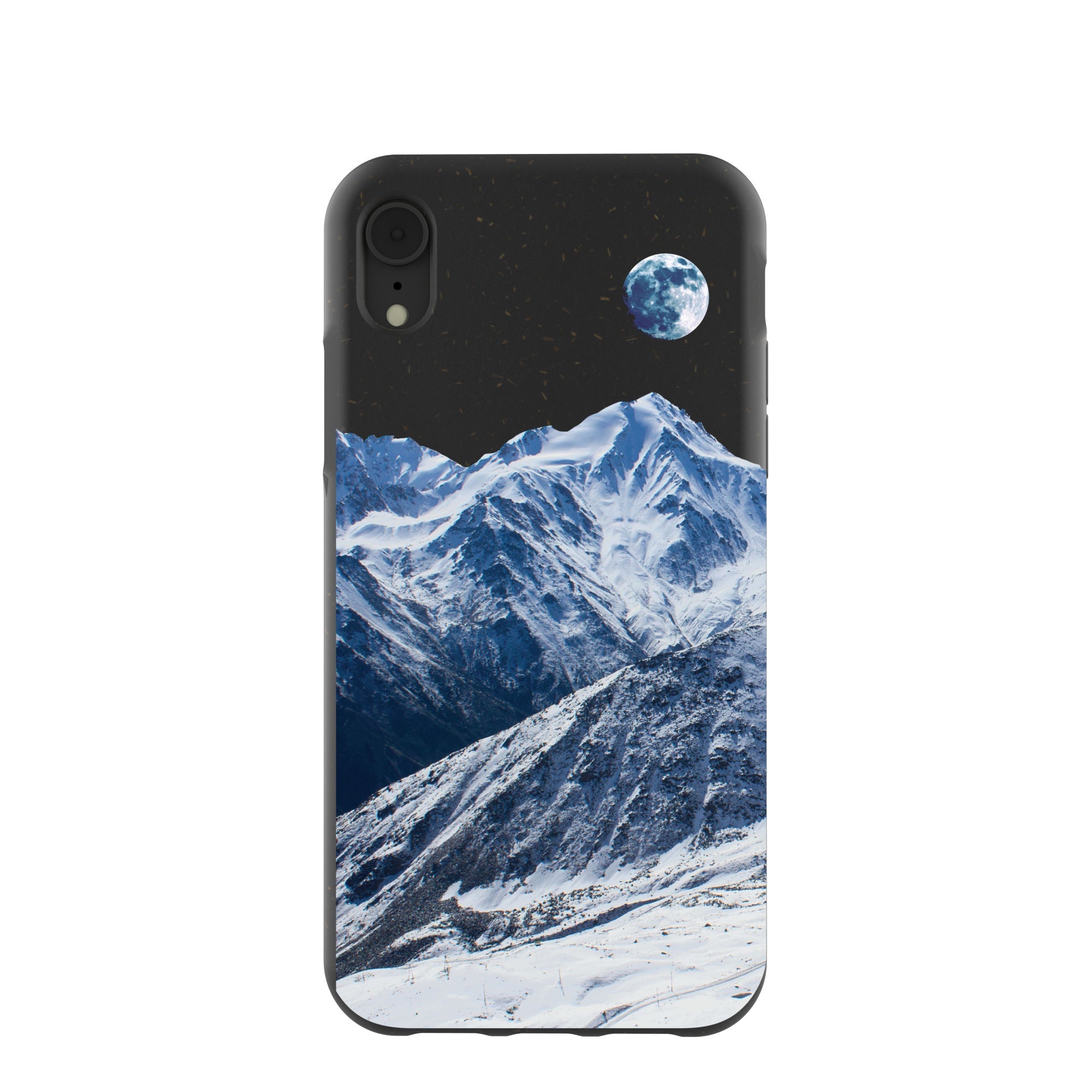 Black Night Slopes iPhone XR Case Refurbished - Pela Case refurbished available on Cerqular