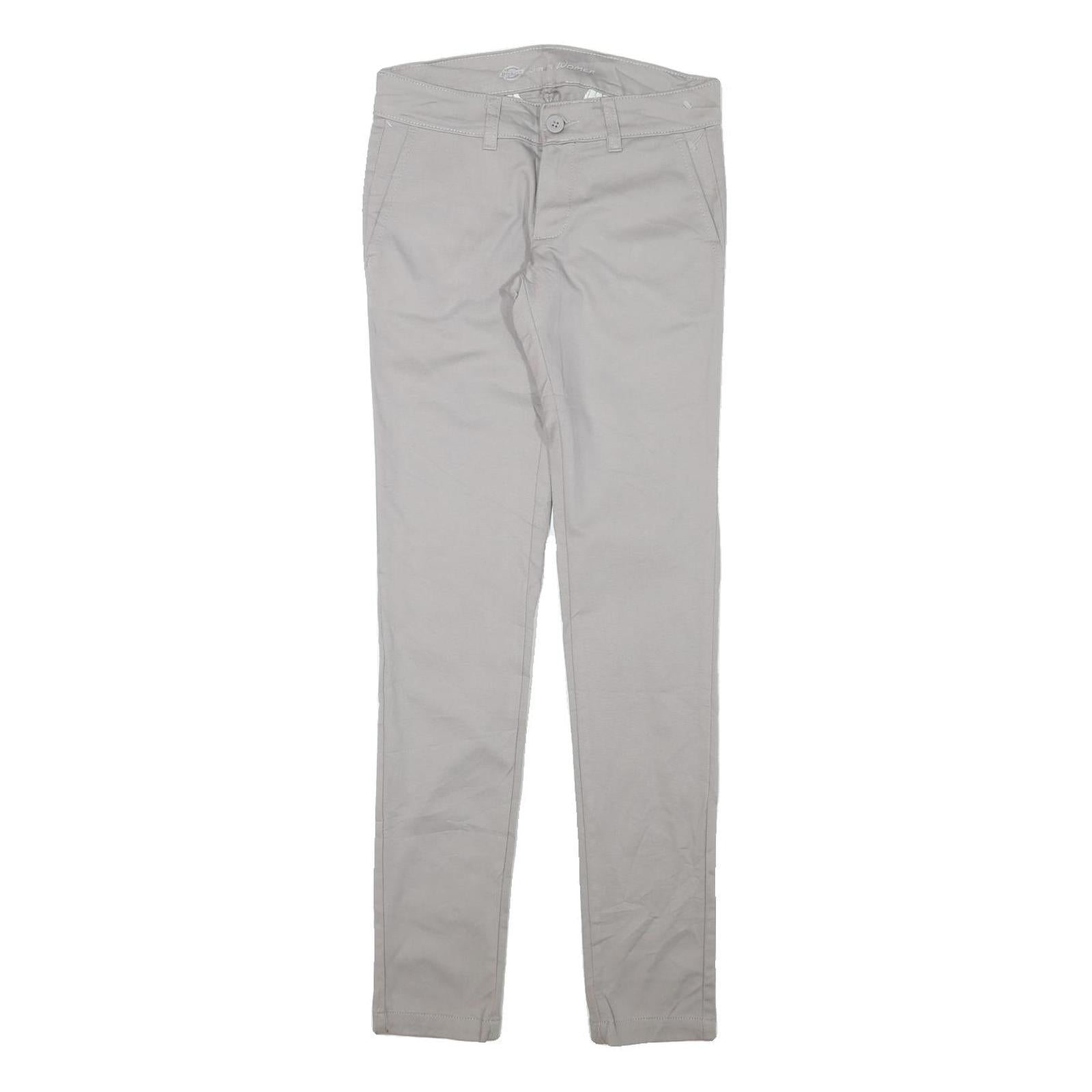 DICKIES Womens Slim Beige Cotton Blend Slim Leg Trousers W27 L31 Workwear Casual Refurbished - N/A refurbished available on Cerqular