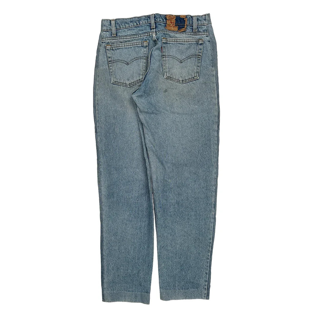 Levis Jeans - 31W 29L Light Wash Denim Refurbished - Thrifted (note: this is a term often used to describe second- refurbished available on Cerqular