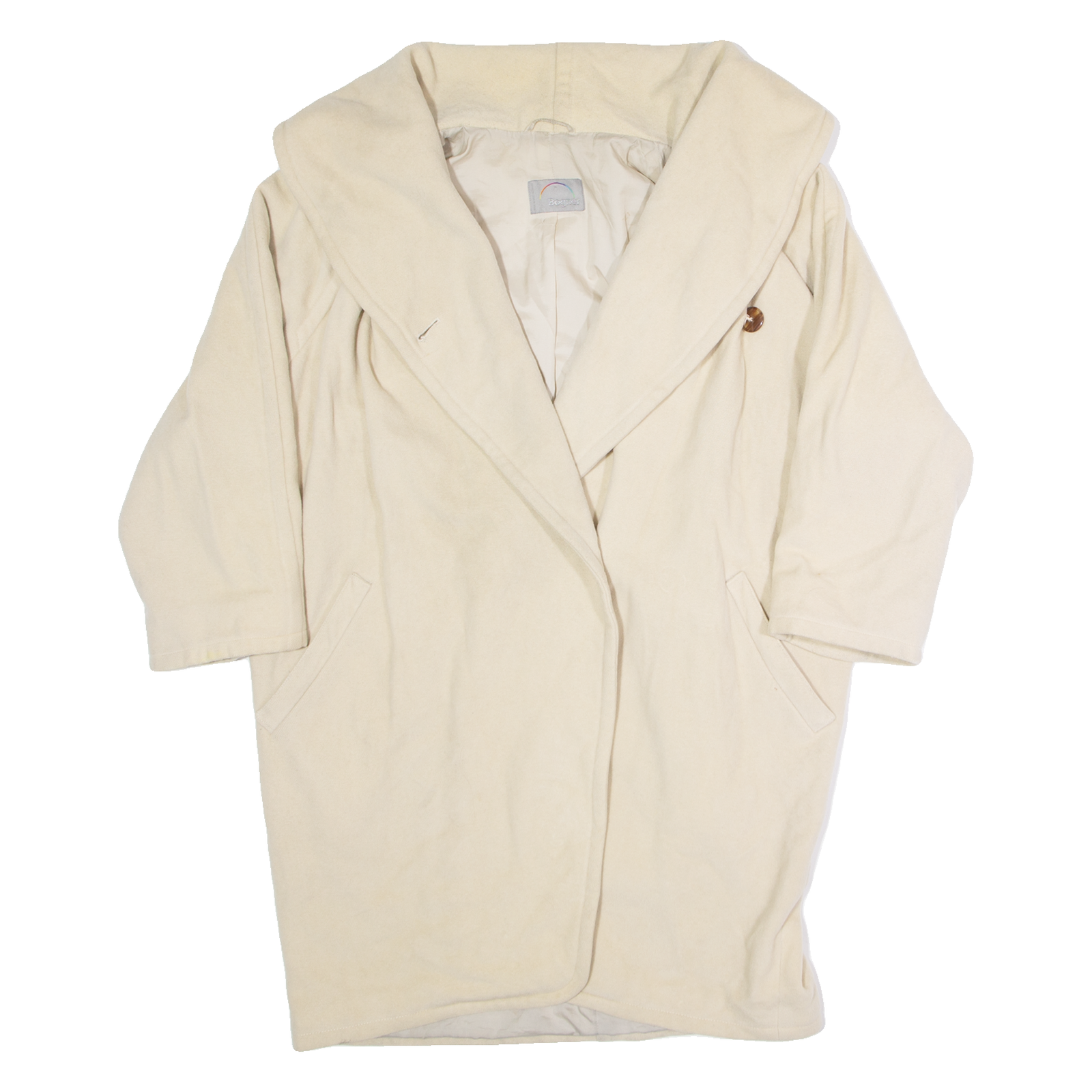 BOGNER Womens Overcoat Coat Beige L Refurbished - N/A refurbished available on Cerqular