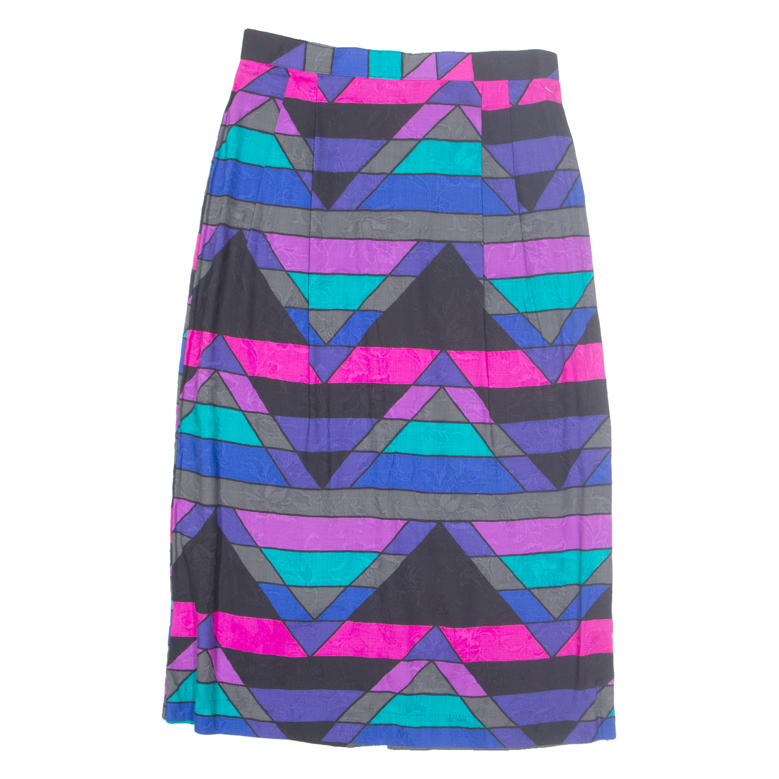 JONATHAN MARTIN Sophisticates Womens Pencil Skirt Blue Midi Geometric UK 10 Refurbished - N/A refurbished available on Cerqular