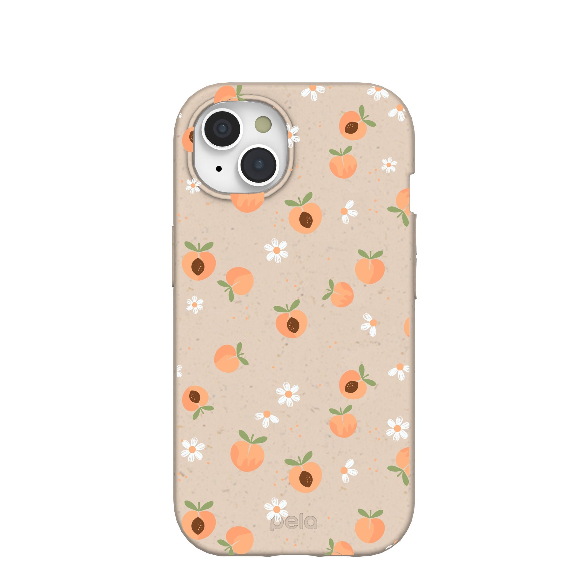 Seashell Feeling Peachy iPhone 15 Case Refurbished - Pela Case refurbished available on Cerqular